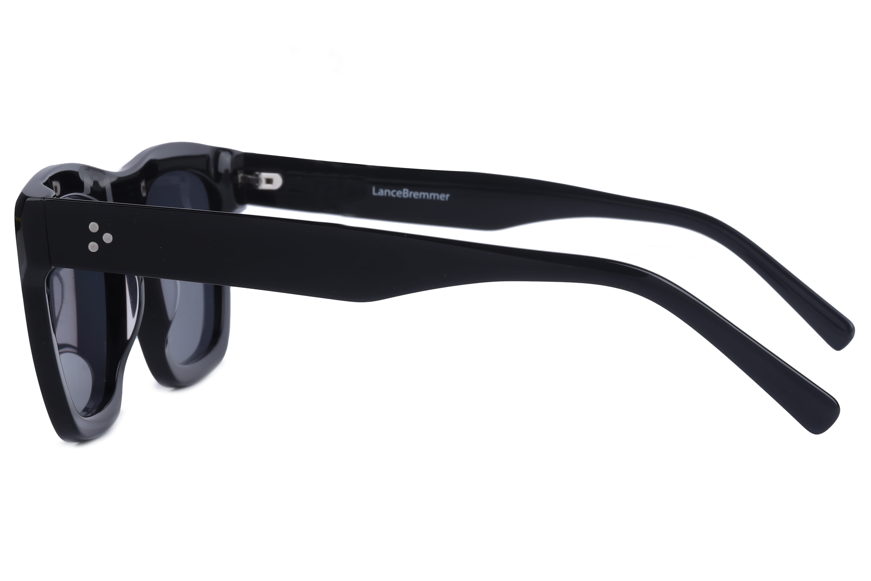Lancebremmer AT8328 Sunglass Black Male Full Shell Sunglass — Black frame — view 3