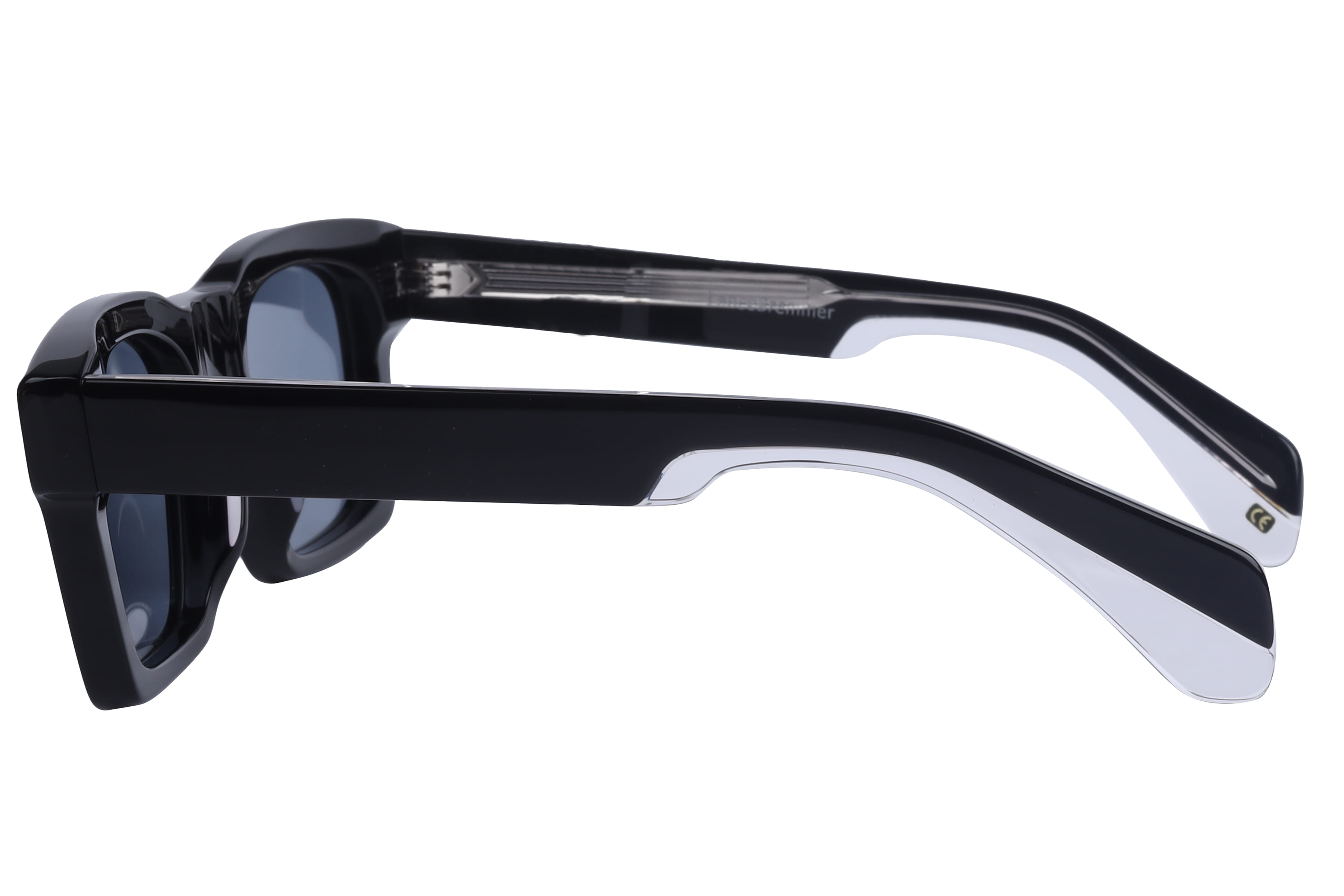 Lancebremmer AT8577 Sunglass Black Male Full Shell Sunglass — Black frame — view 2
