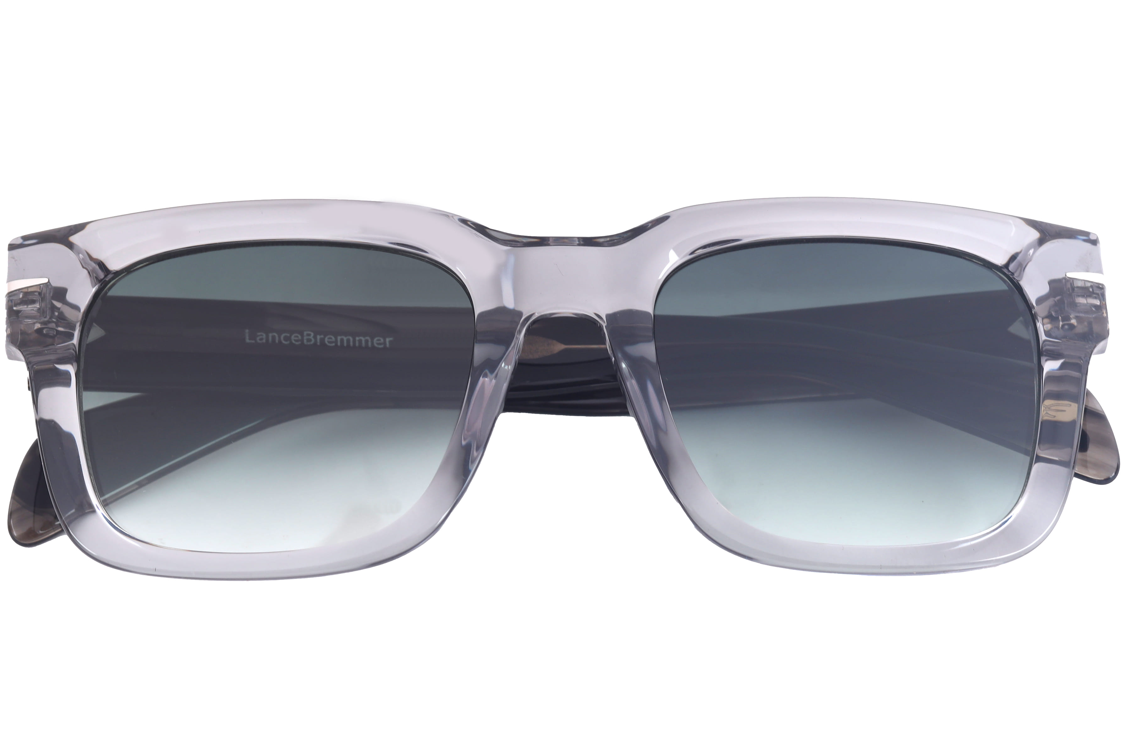 Lancebremmer AT8613 Sunglass Transparent Grey Male Full Shel Sunglass — Transparent Grey frame — view 4