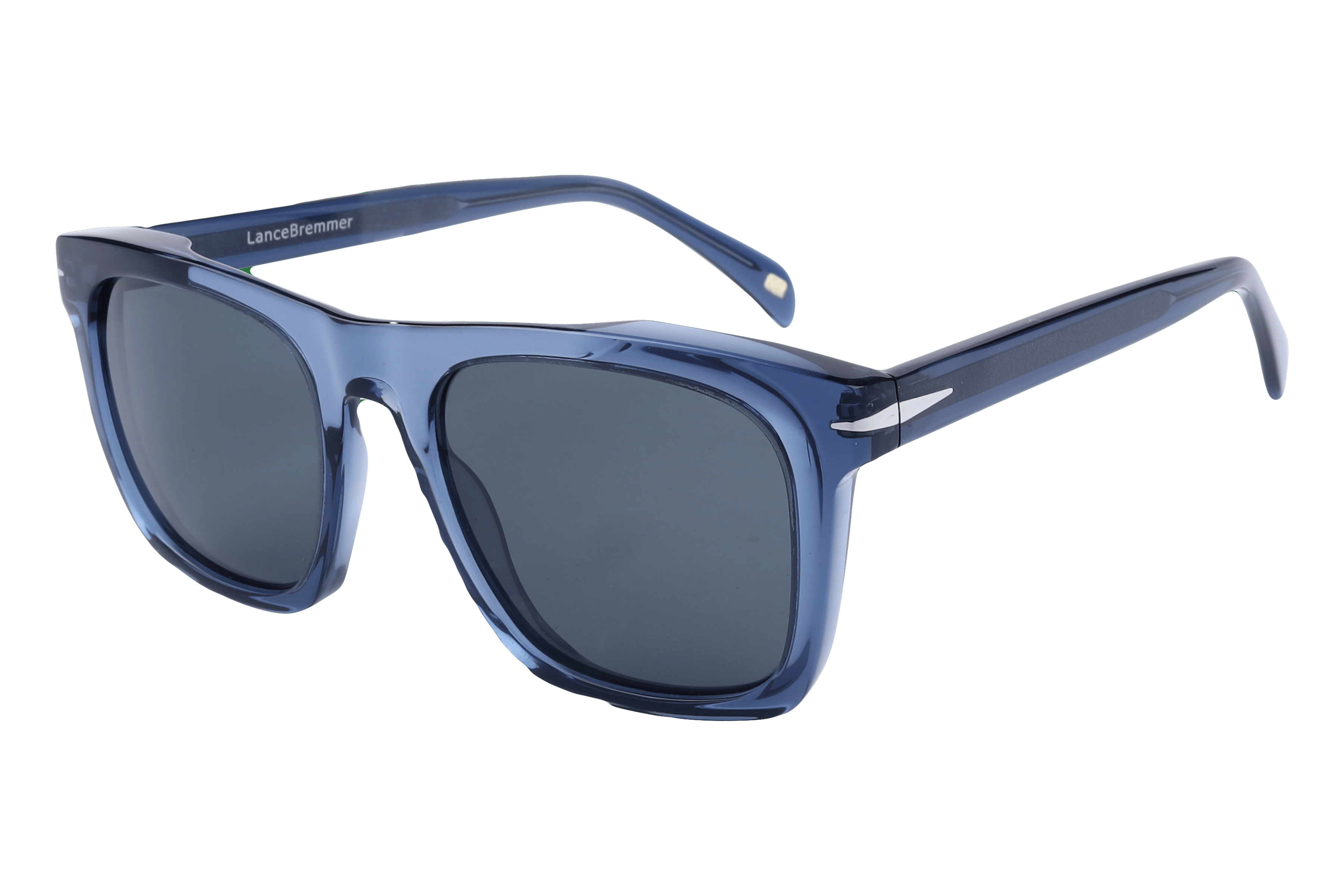 Lancebremmer AT8470 Sunglass Transparent Blue Male Full Shel — Transparent Blue frame