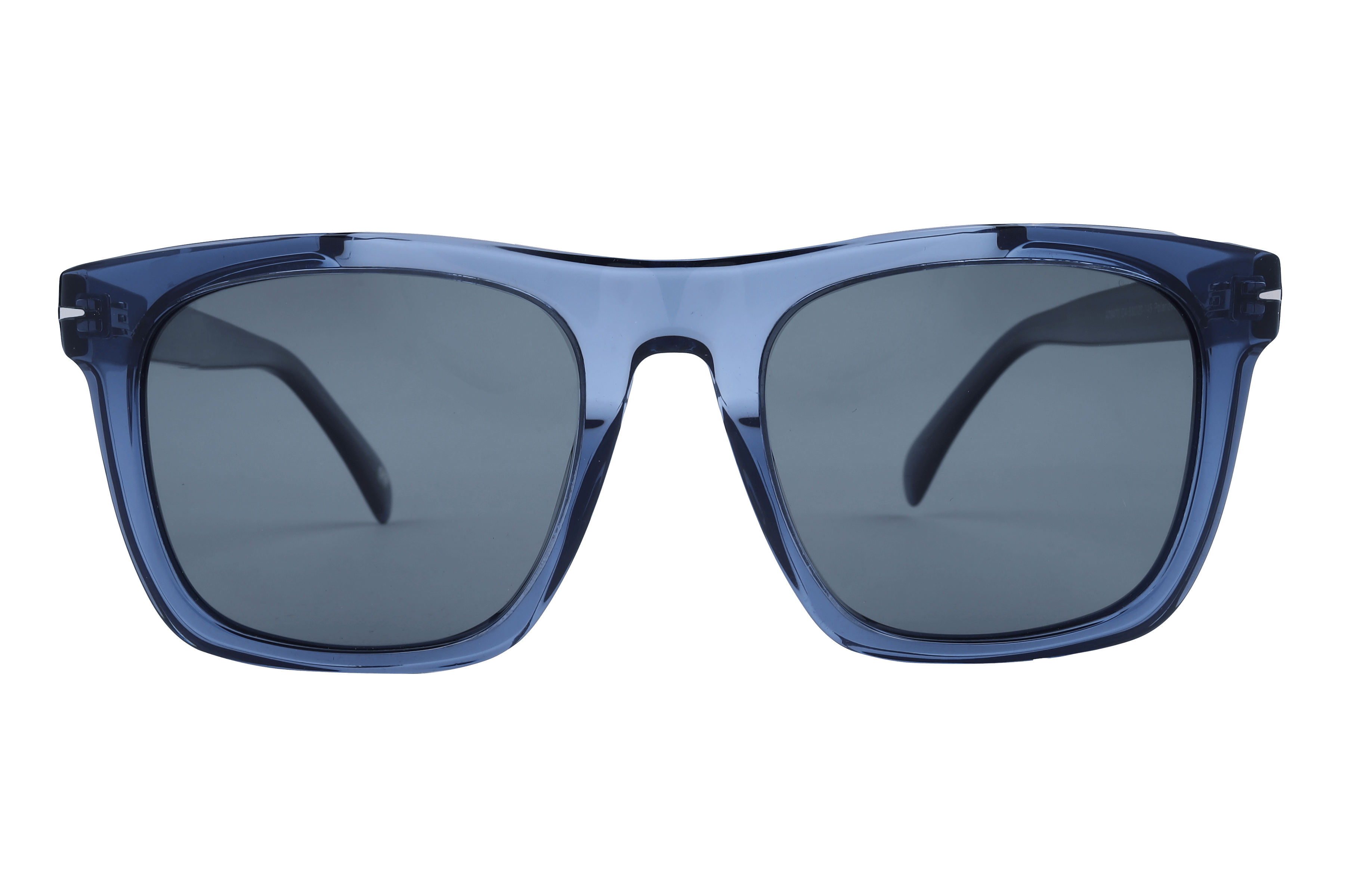 Lancebremmer AT8470 Sunglass Transparent Blue Male Full Shel Sunglass — Transparent Blue frame — view 2