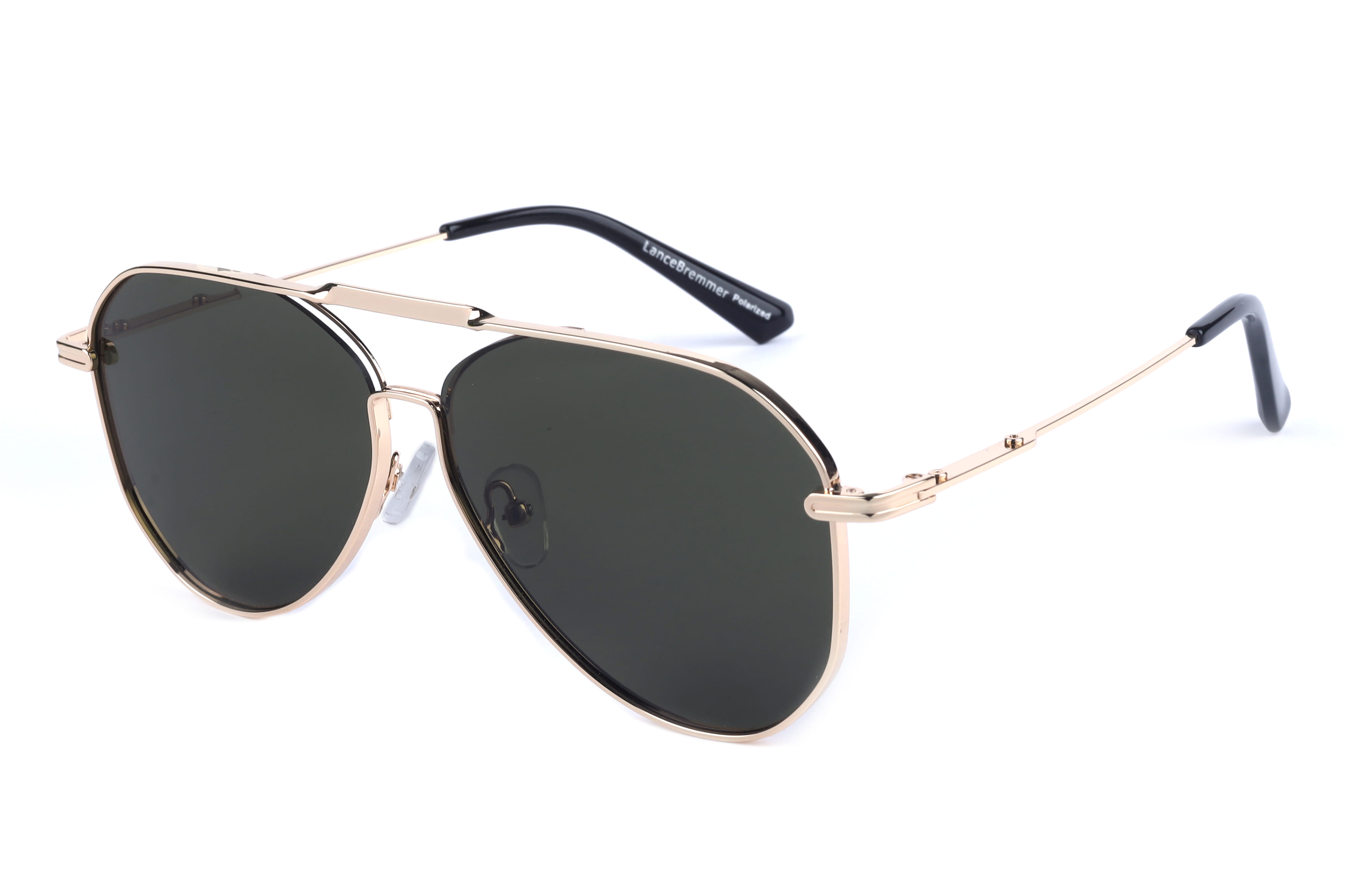 Lancebremmer JS8557 Sunglass Gold Male Full Metal Sunglass — Gold frame — view 1