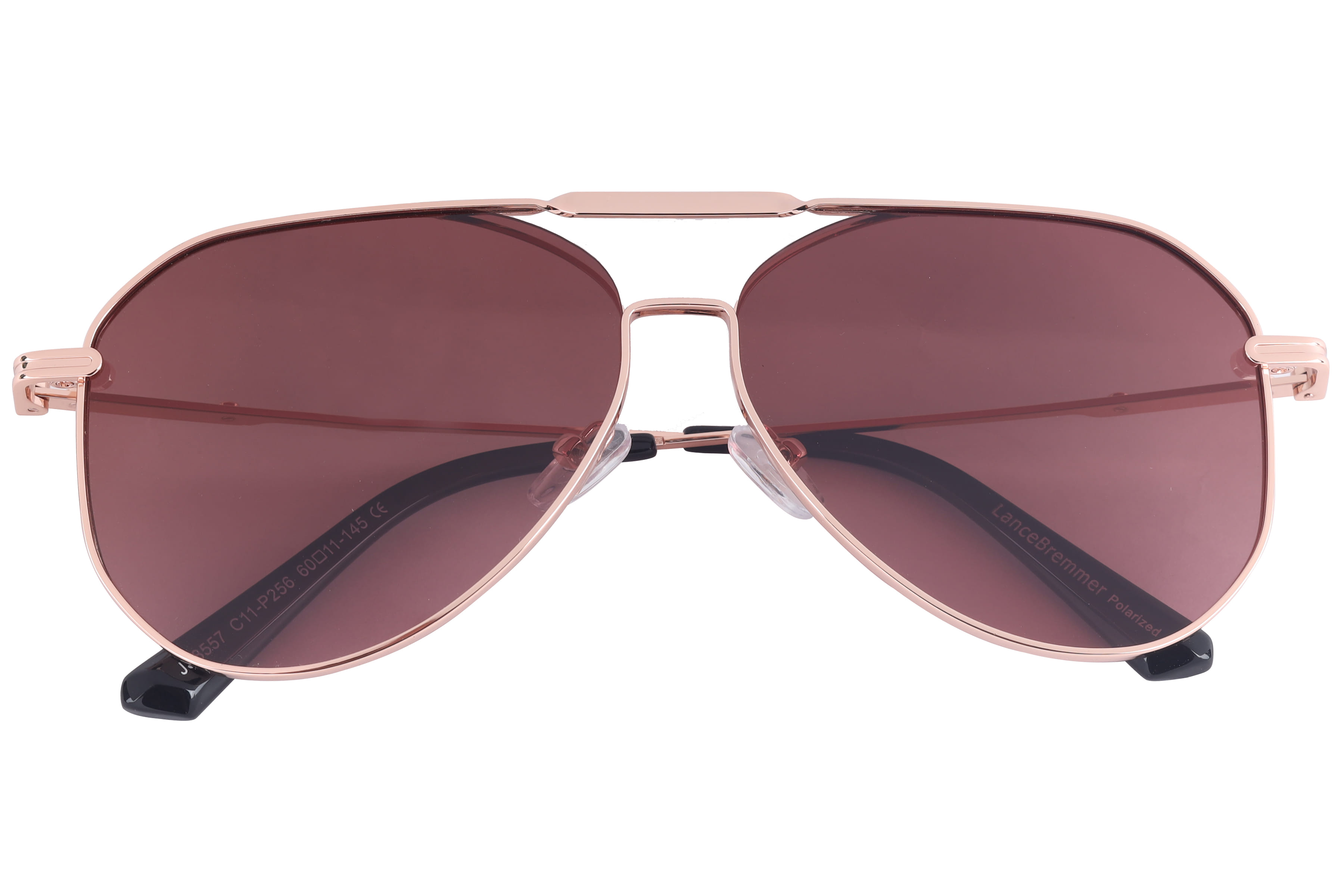 Lancebremmer JS8557 Sunglass Rose Gold Male Full Metal Sunglass — Rose Gold frame — view 4