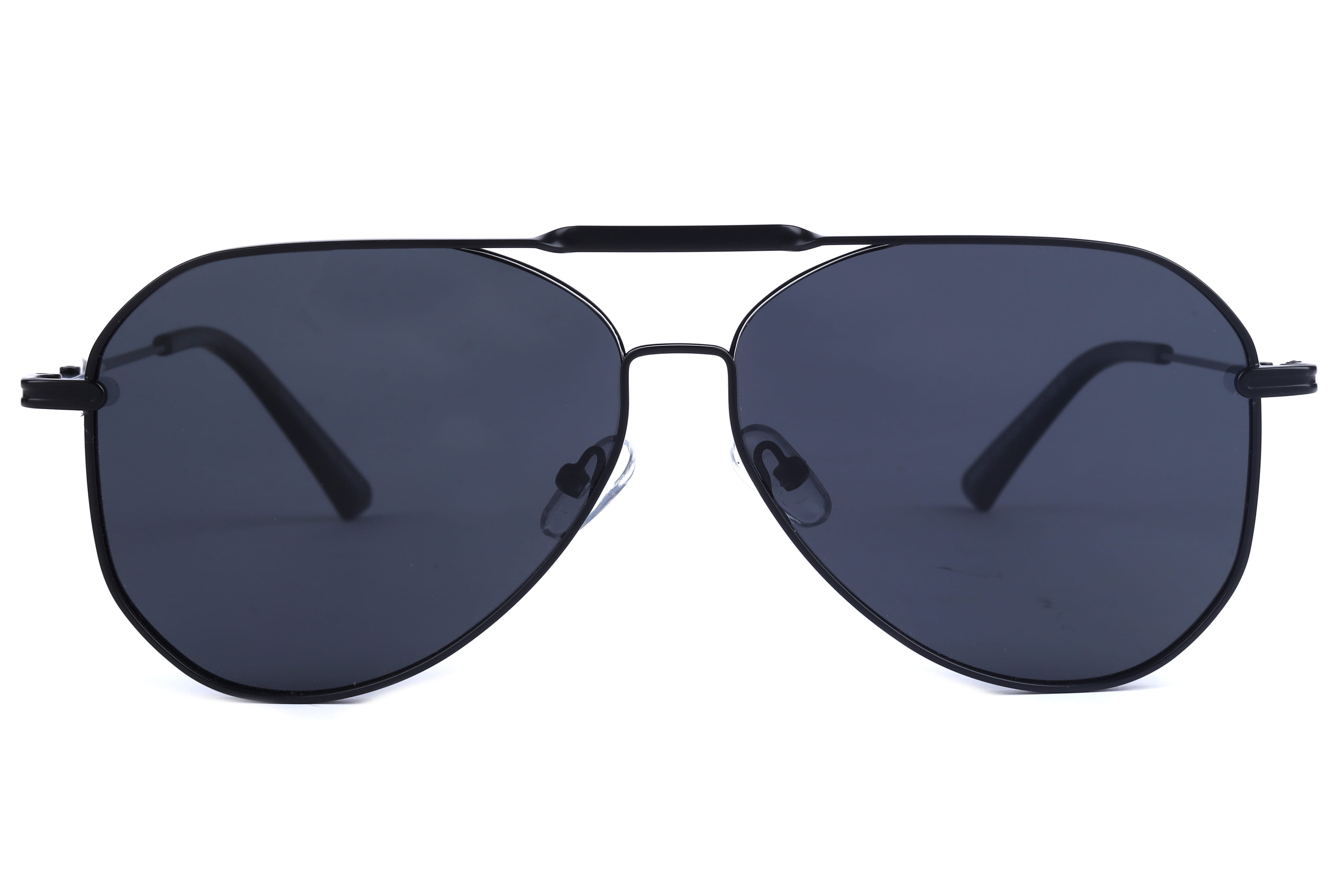 Lancebremmer JS8557 Sunglass Matt Black Male Full Metal — Matt Black frame