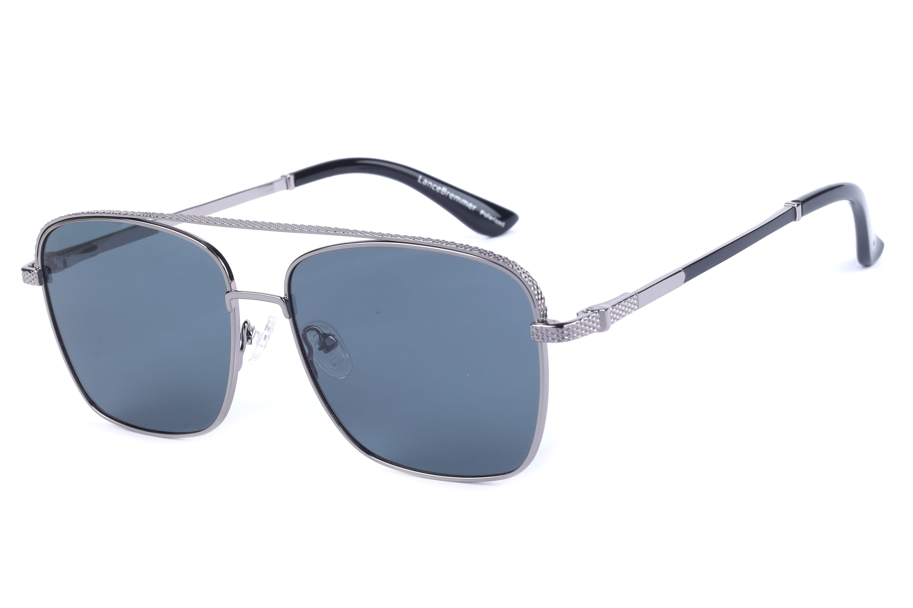 Lancebremmer JS8541 Sunglass Gun Metal Male Full Metal — Gun Metal frame