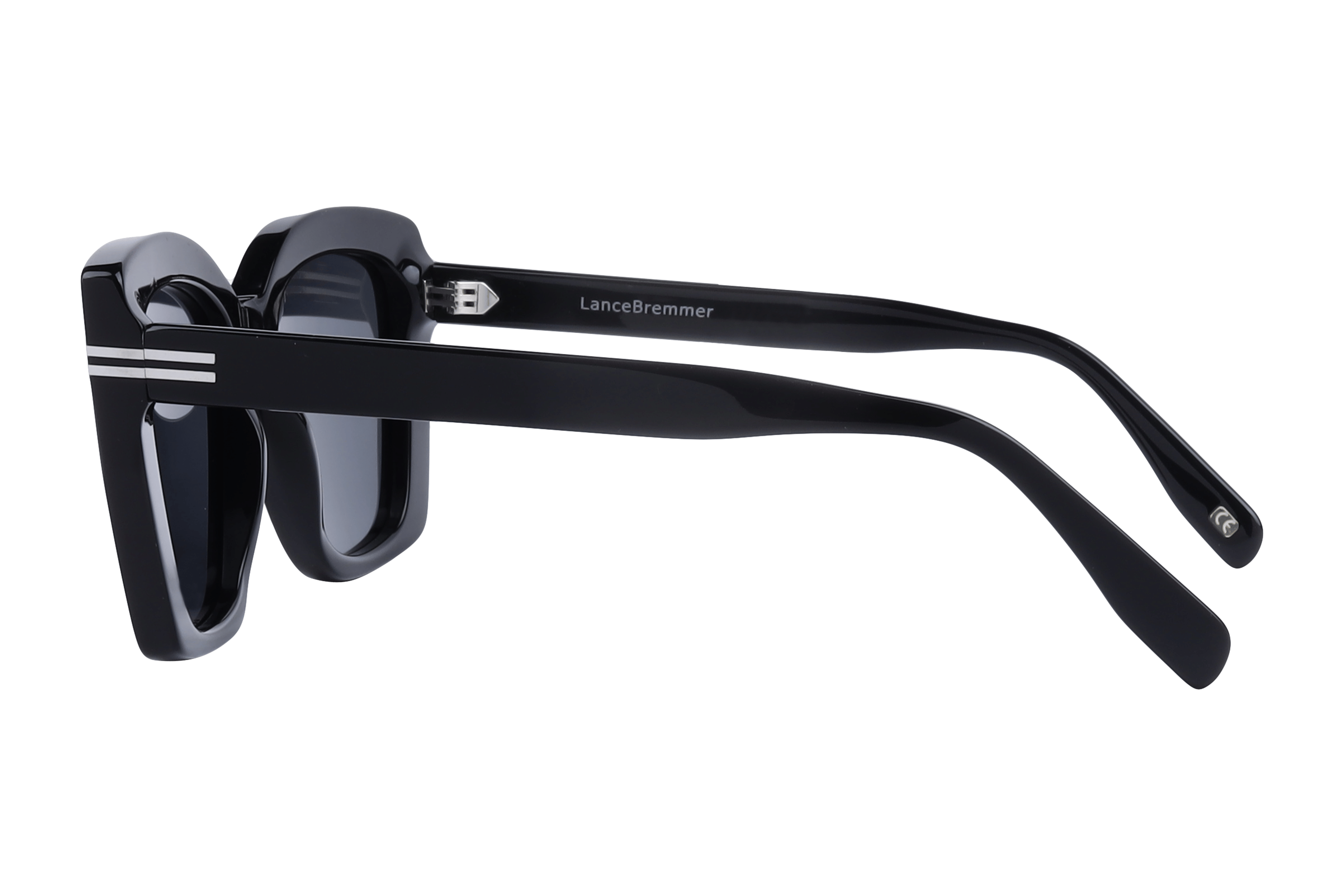 Lancebremmer AT8510 Sunglass Black Female Full Shell Sunglass — Black frame — view 3