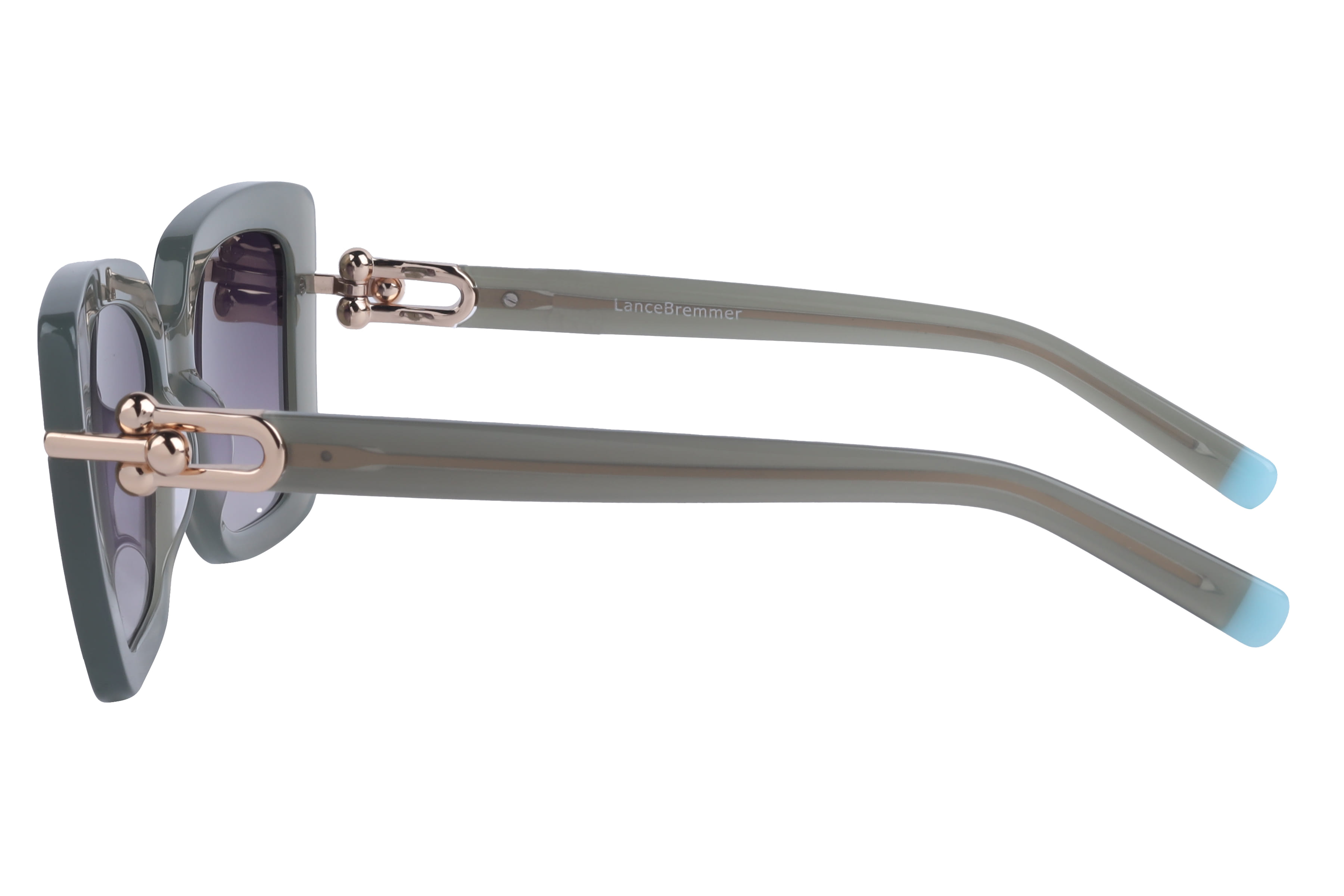 Lancebremmer AT8603 Sunglass Grey Female Full Metal Sunglass — view 3