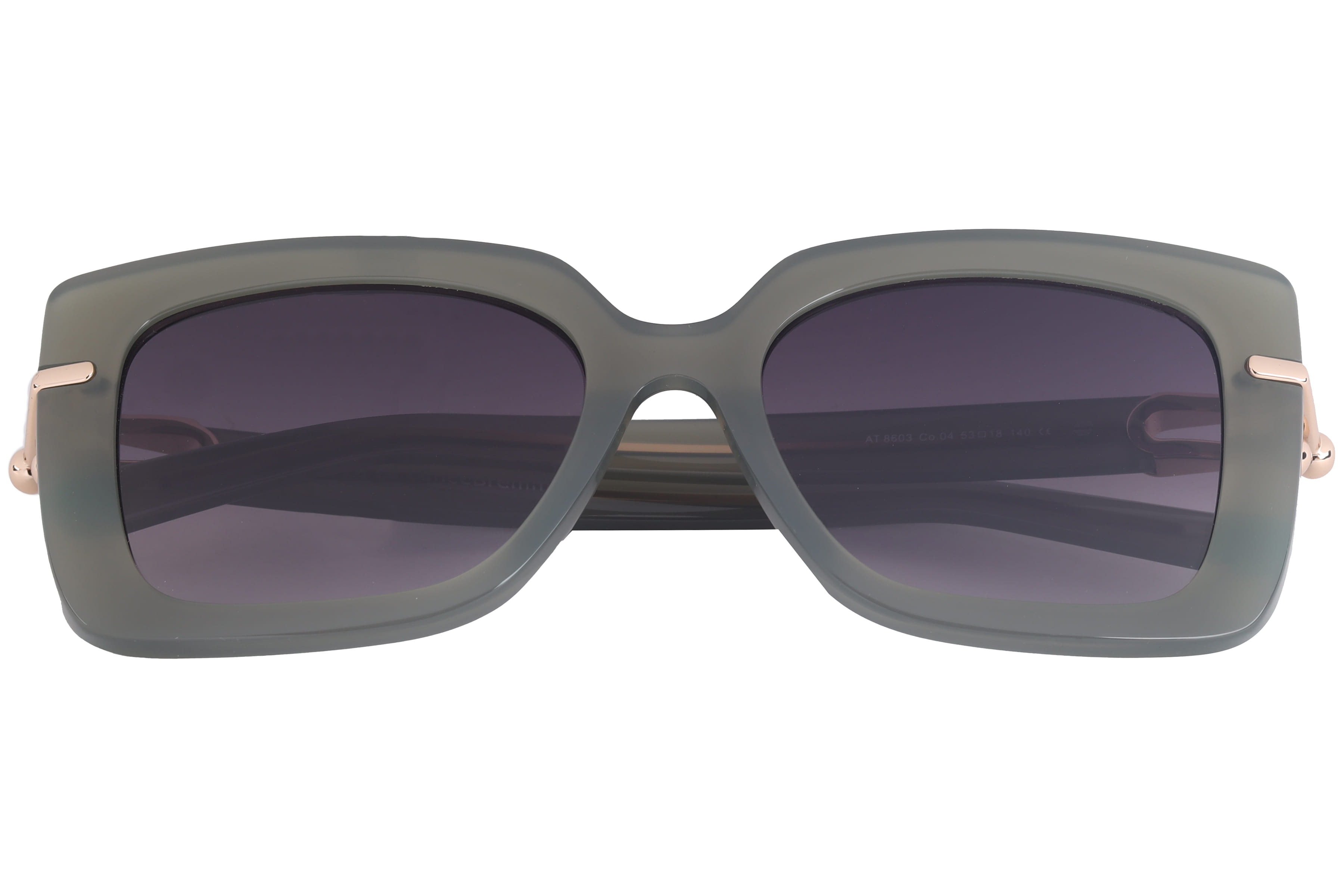 Lancebremmer AT8603 Sunglass Grey Female Full Metal Sunglass — view 4