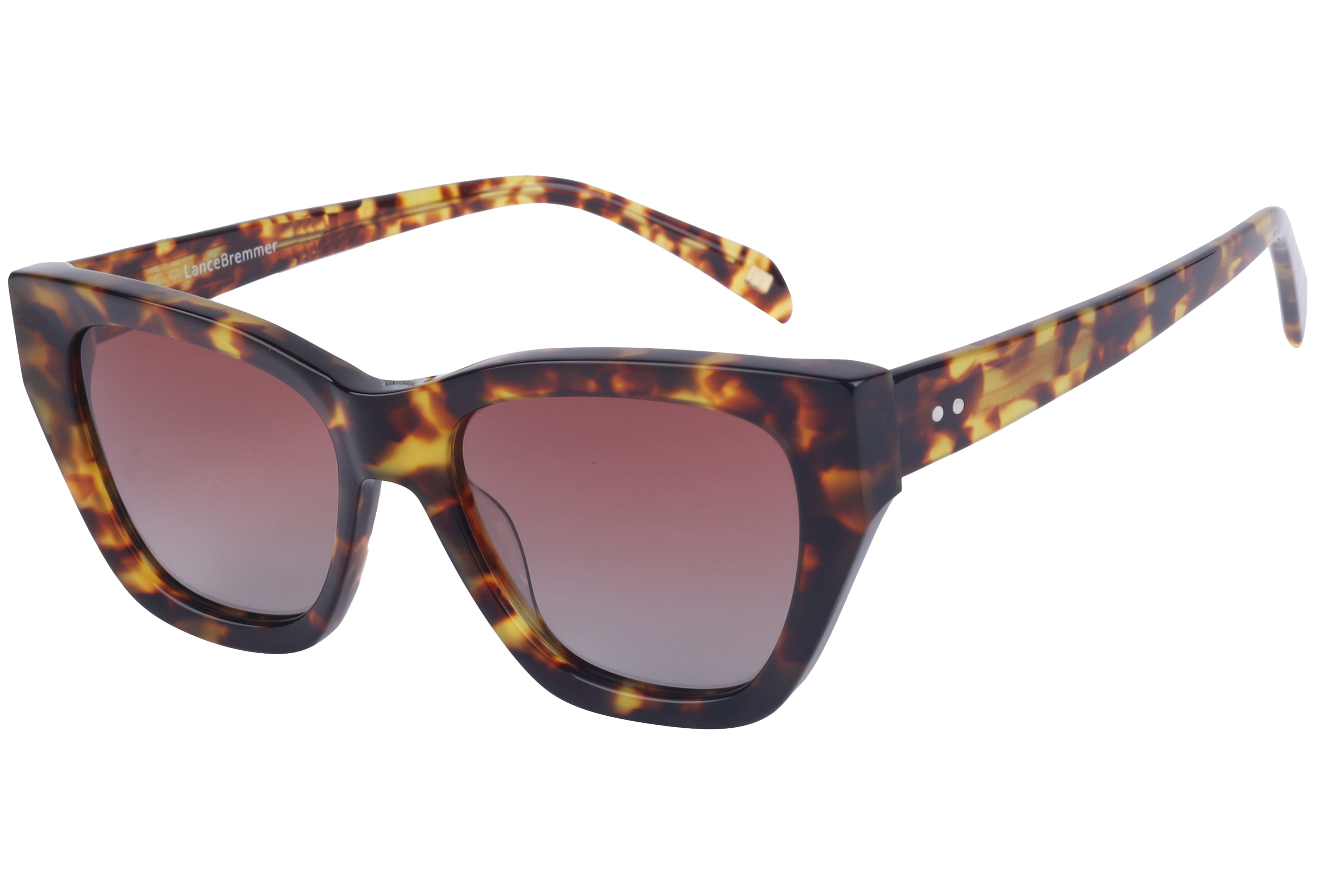 Lancebremmer AT8697 Sunglass Havana Female Full Shell Sunglass — Havana frame — view 1