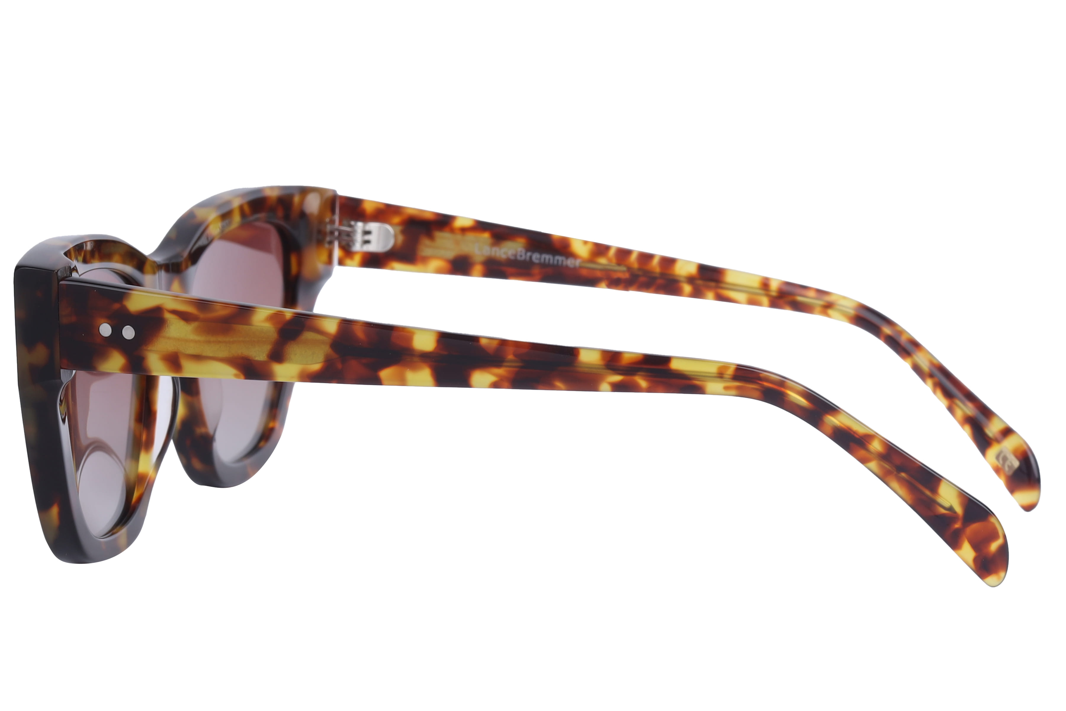 Lancebremmer AT8697 Sunglass Havana Female Full Shell Sunglass — Havana frame — view 3