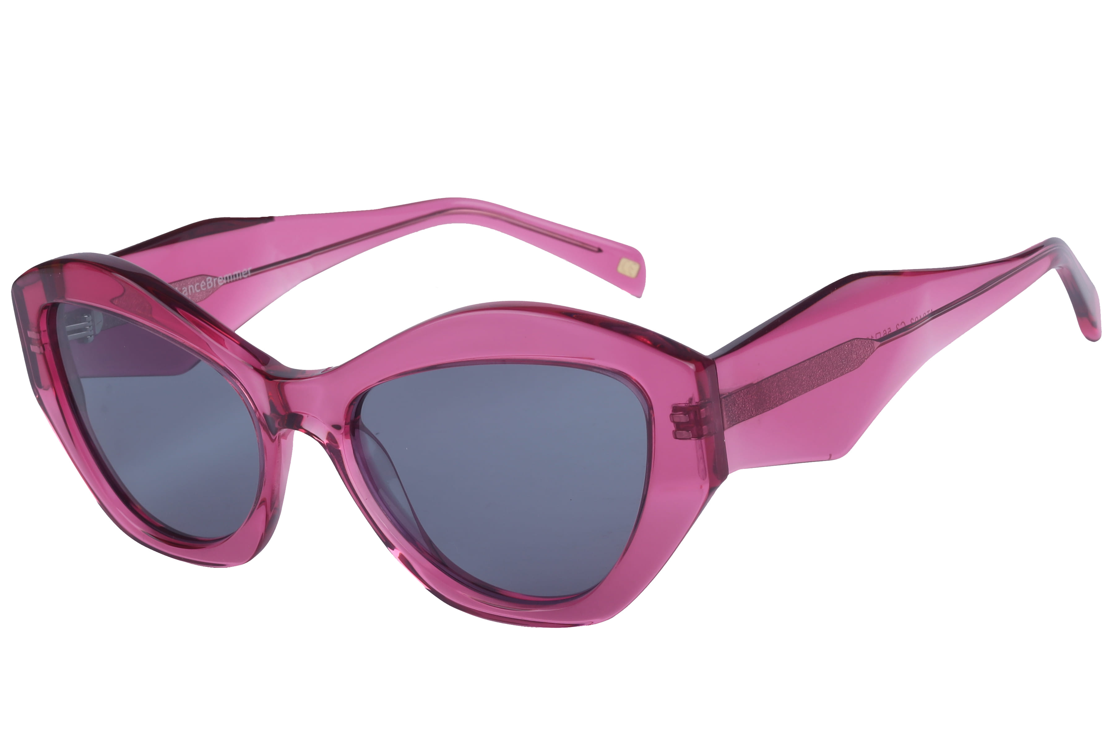 Lancebremmer AT8493 Sunglass Transparent Pink Female Full Sh — Transparent Pink frame