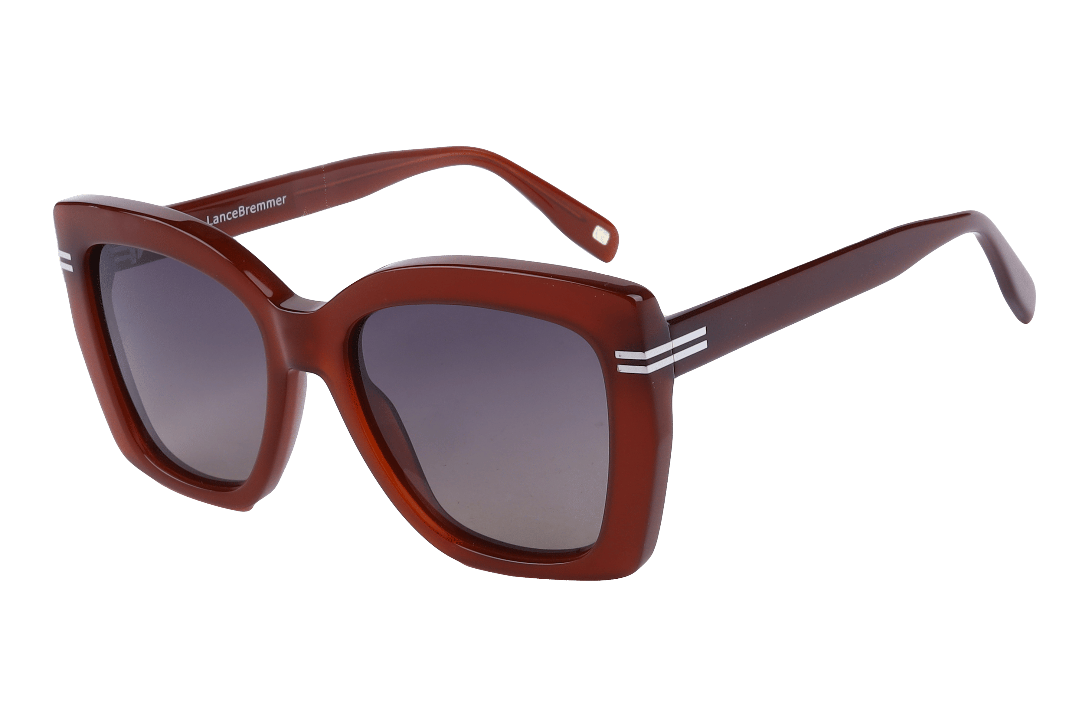 Lancebremmer AT8510 Sunglass Brown Female Full Shell — Brown frame