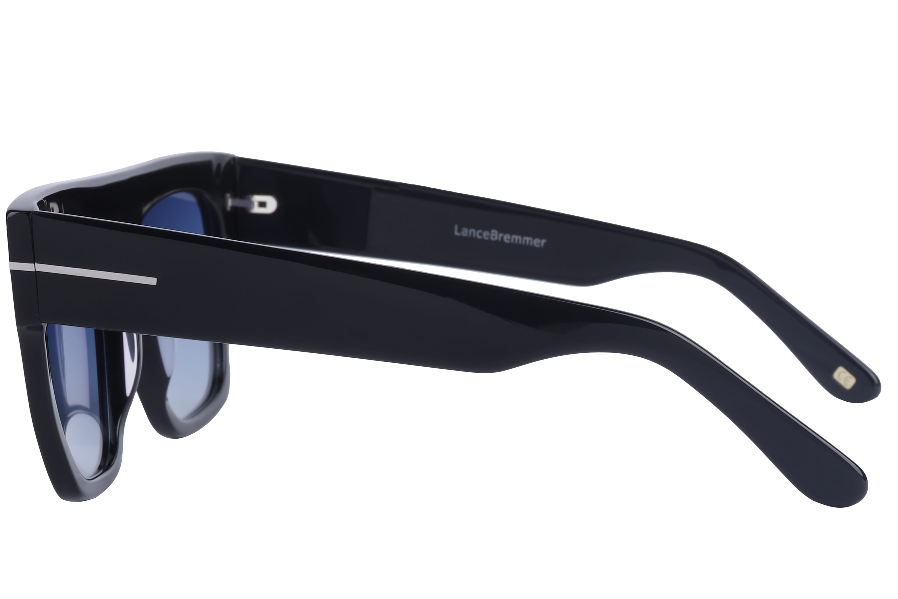 Lancebremmer AT8574 Sunglass Black Male Full Shell Sunglass — Black frame — view 3