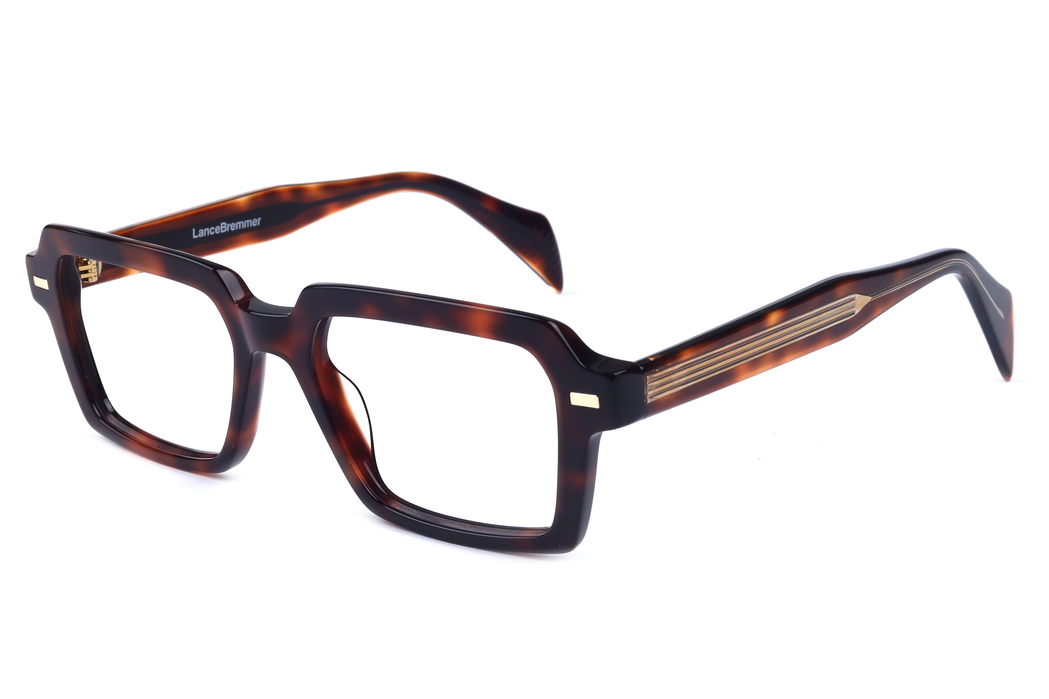 Lancebremmer BAF2003F Frame Havana Male Full Shell Frame — Havana frame — view 1