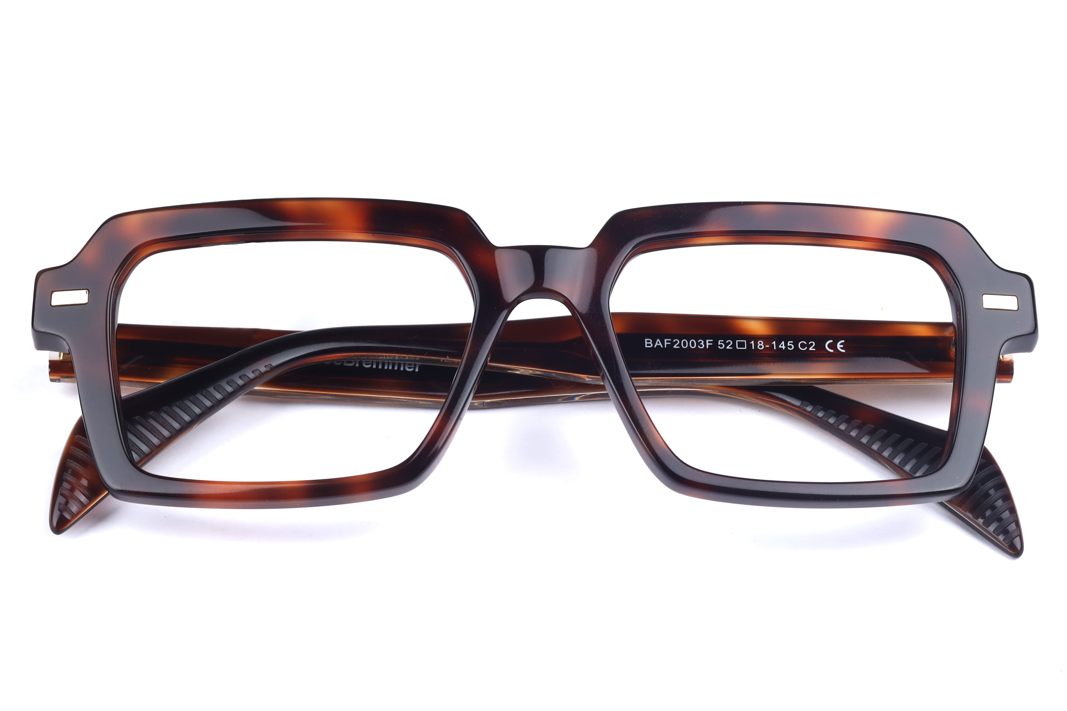 Lancebremmer BAF2003F Frame Havana Male Full Shell Frame — Havana frame — view 4