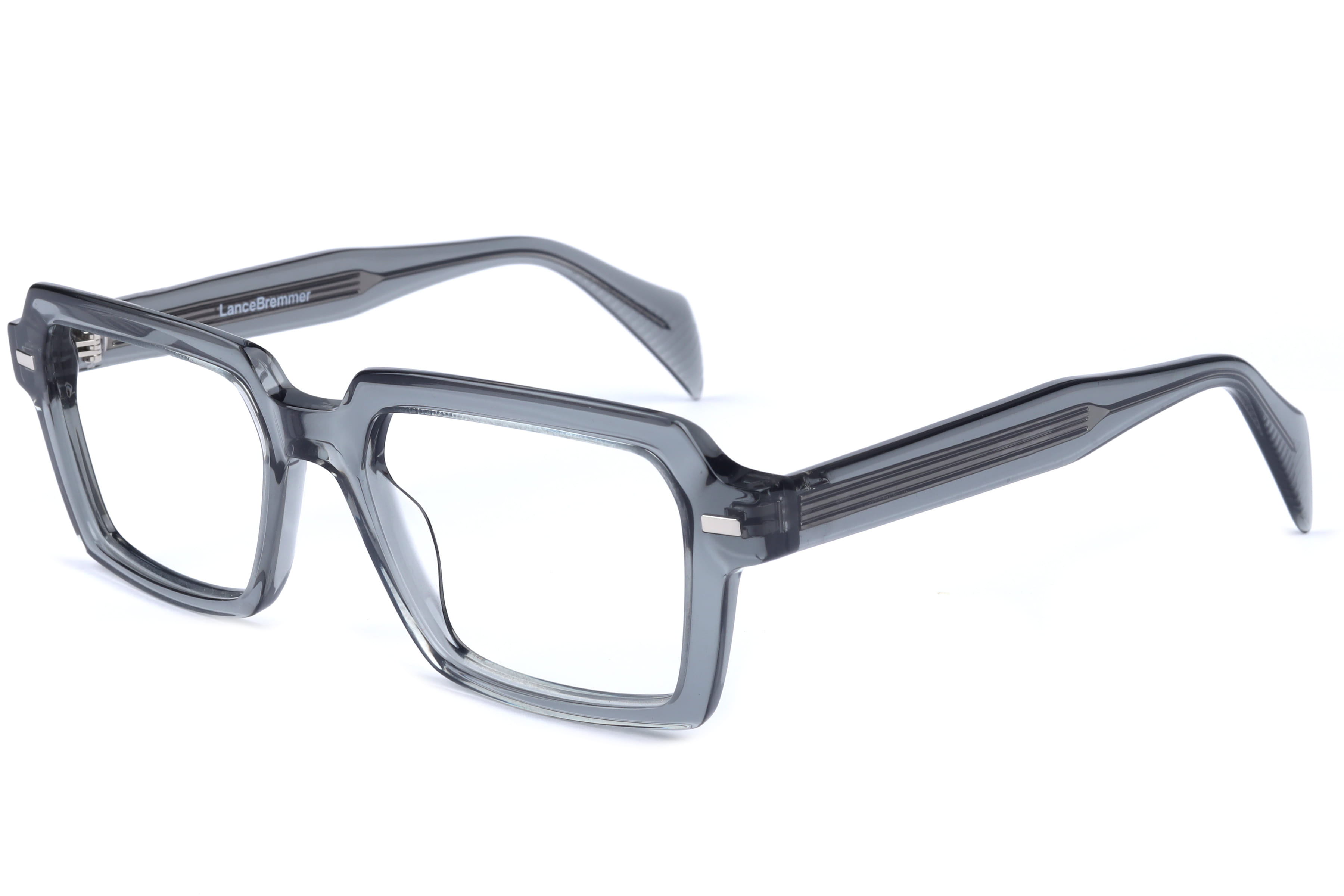 Lancebremmer BAF2003F Frame Transparent Grey Male Full Shell Frame — Transparent Grey frame — view 1