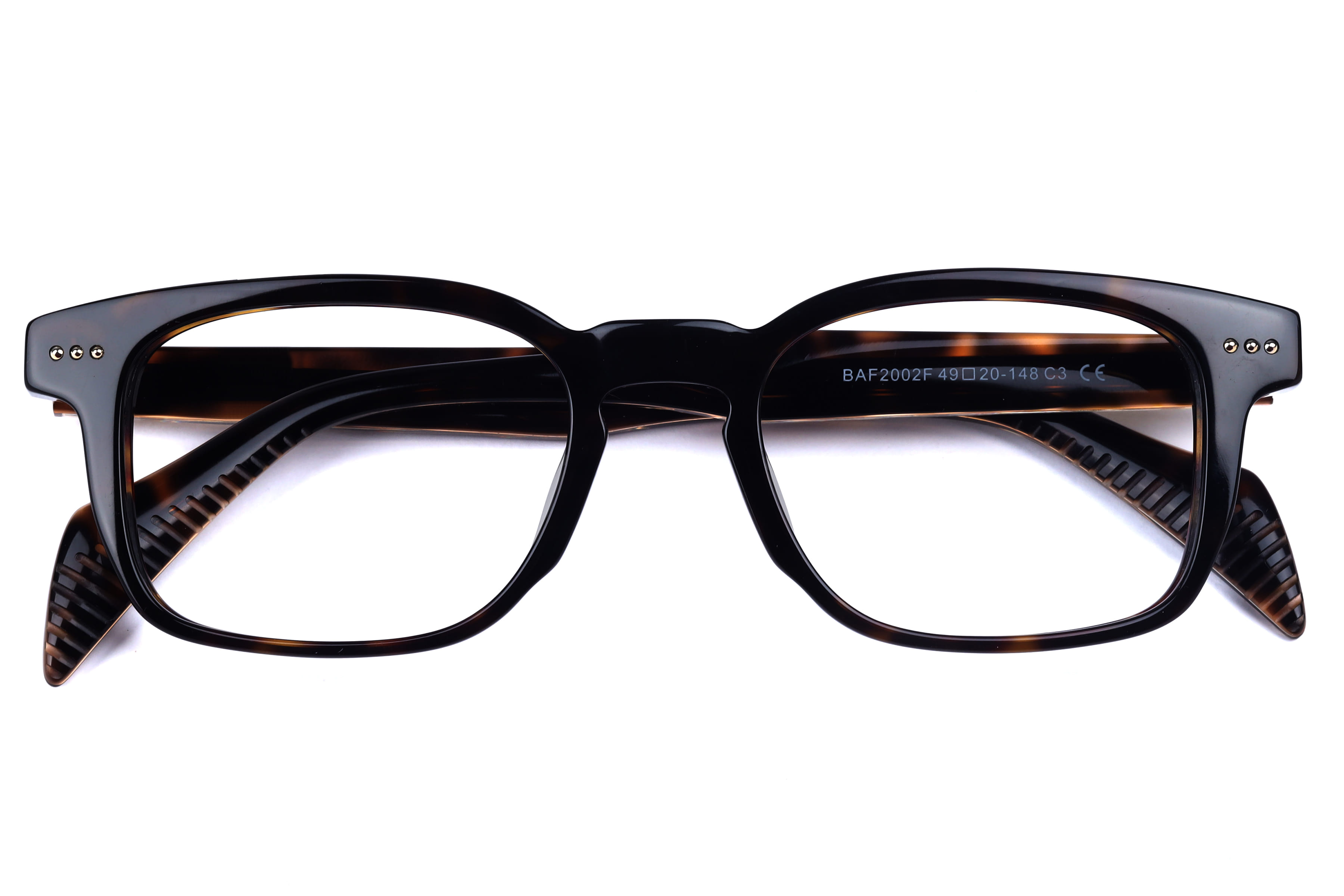 Lancebremmer BAF2002F Frame Havana Unisex Full Shell Frame — view 3