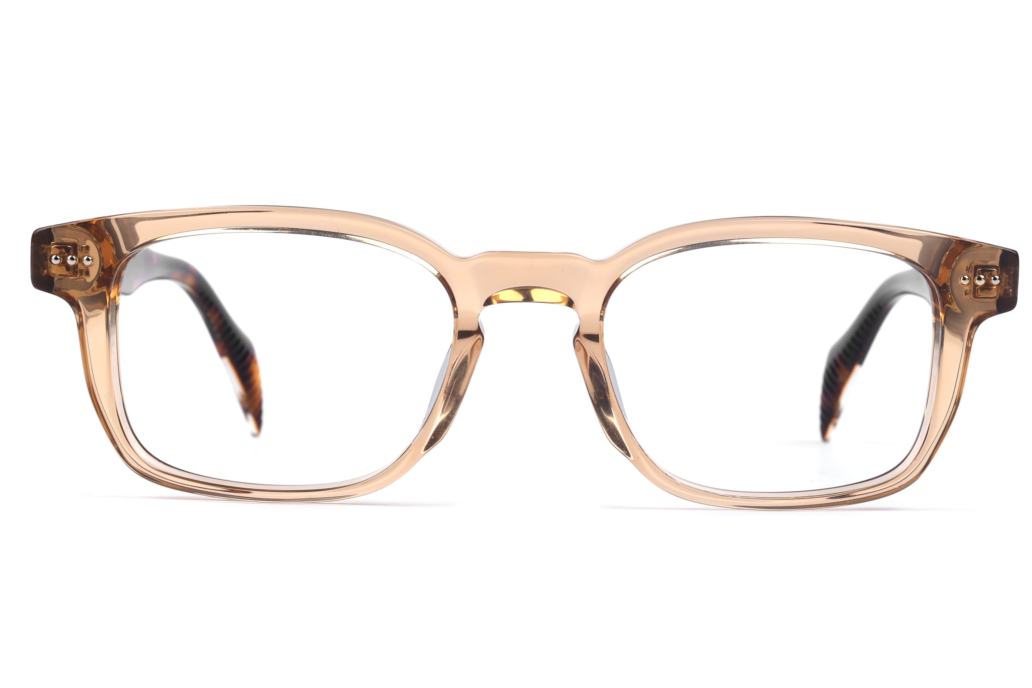 Lancebremmer BAF2002F Frame Transparent Brown Unisex Full Sh Frame — Transparent Brown frame — view 2