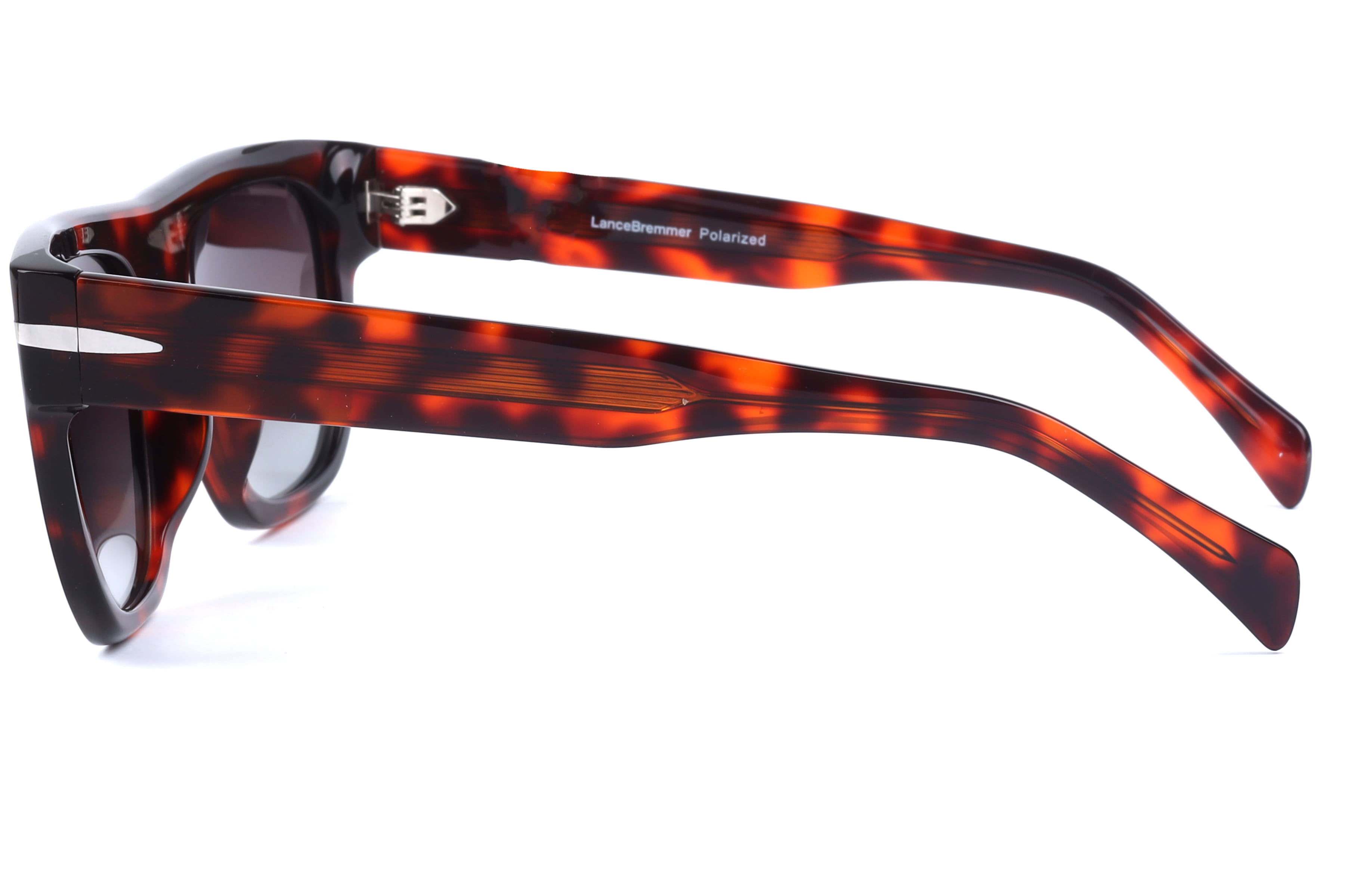 Lancebremmer BAF6007-S Sunglass Havana Male Full Shell Sunglass — Havana frame — view 3