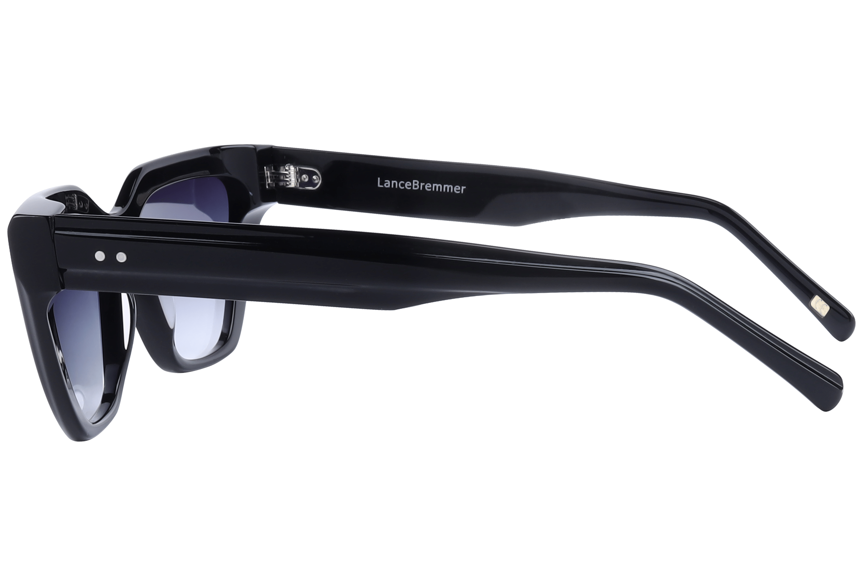 Lancebremmer AT8482 Sunglass Black Female Full Shell Sunglass — Black frame — view 3