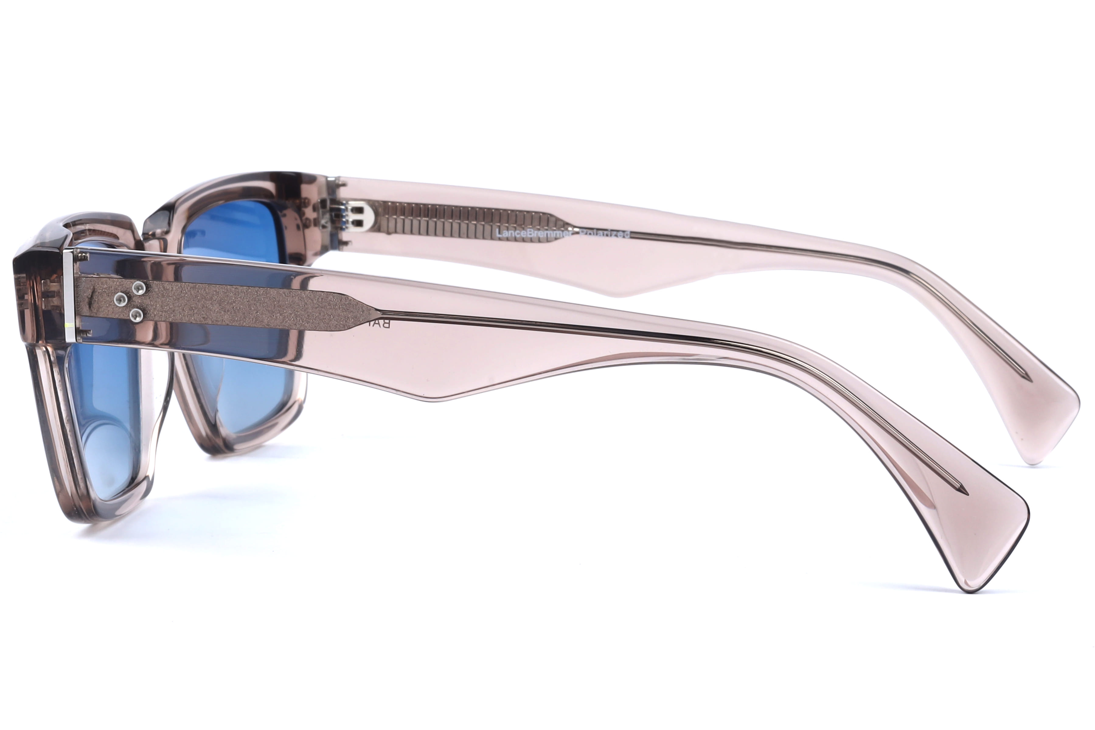 Lancebremmer BAF6004 Sunglass Transparent Grey Male Full She Sunglass — Transparent Grey frame — view 3