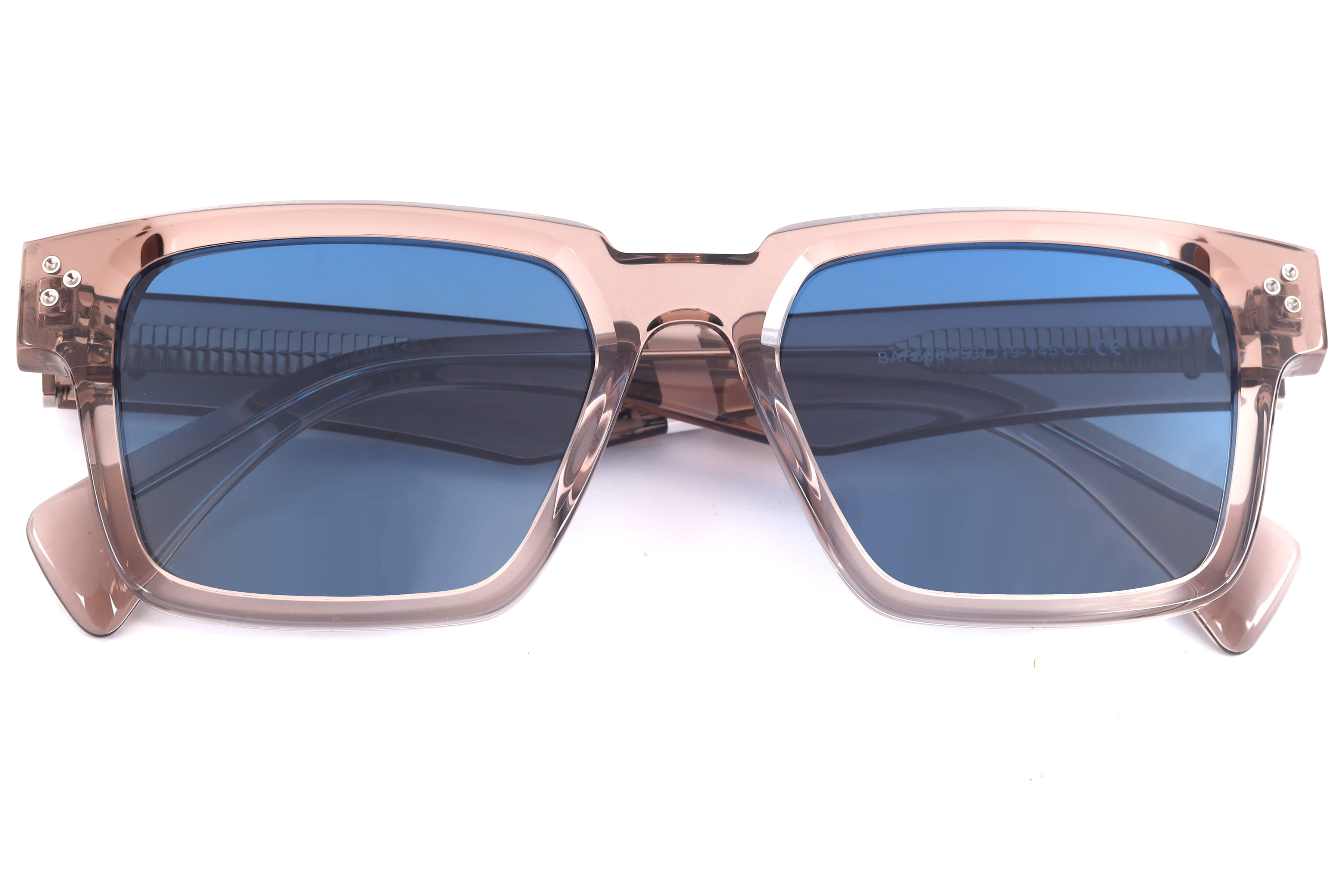 Lancebremmer BAF6004 Sunglass Transparent Grey Male Full She Sunglass — Transparent Grey frame — view 4