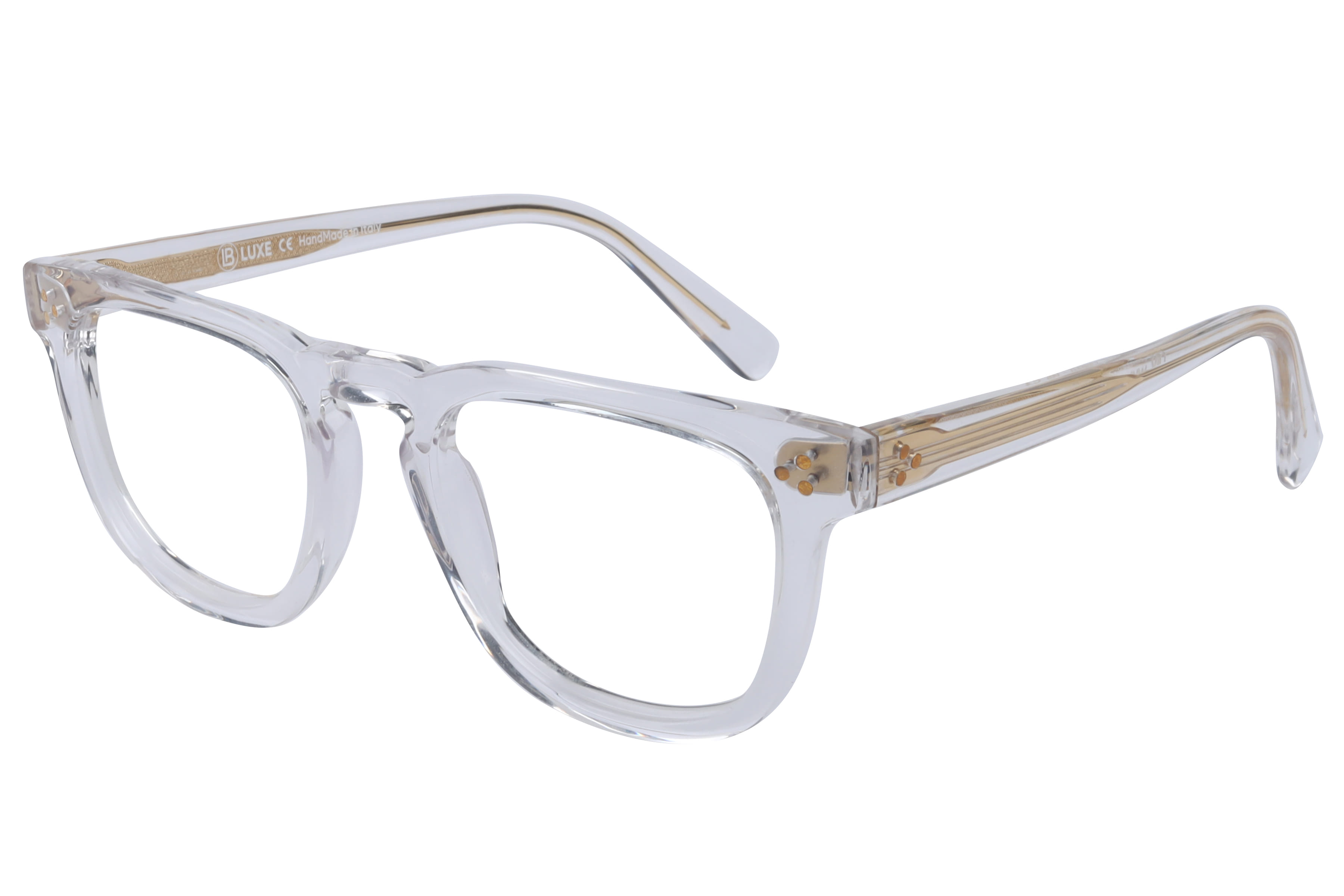 Lb Luxe WV113 Frame Transparent Male Full Shell Frame — Transparent frame — view 1