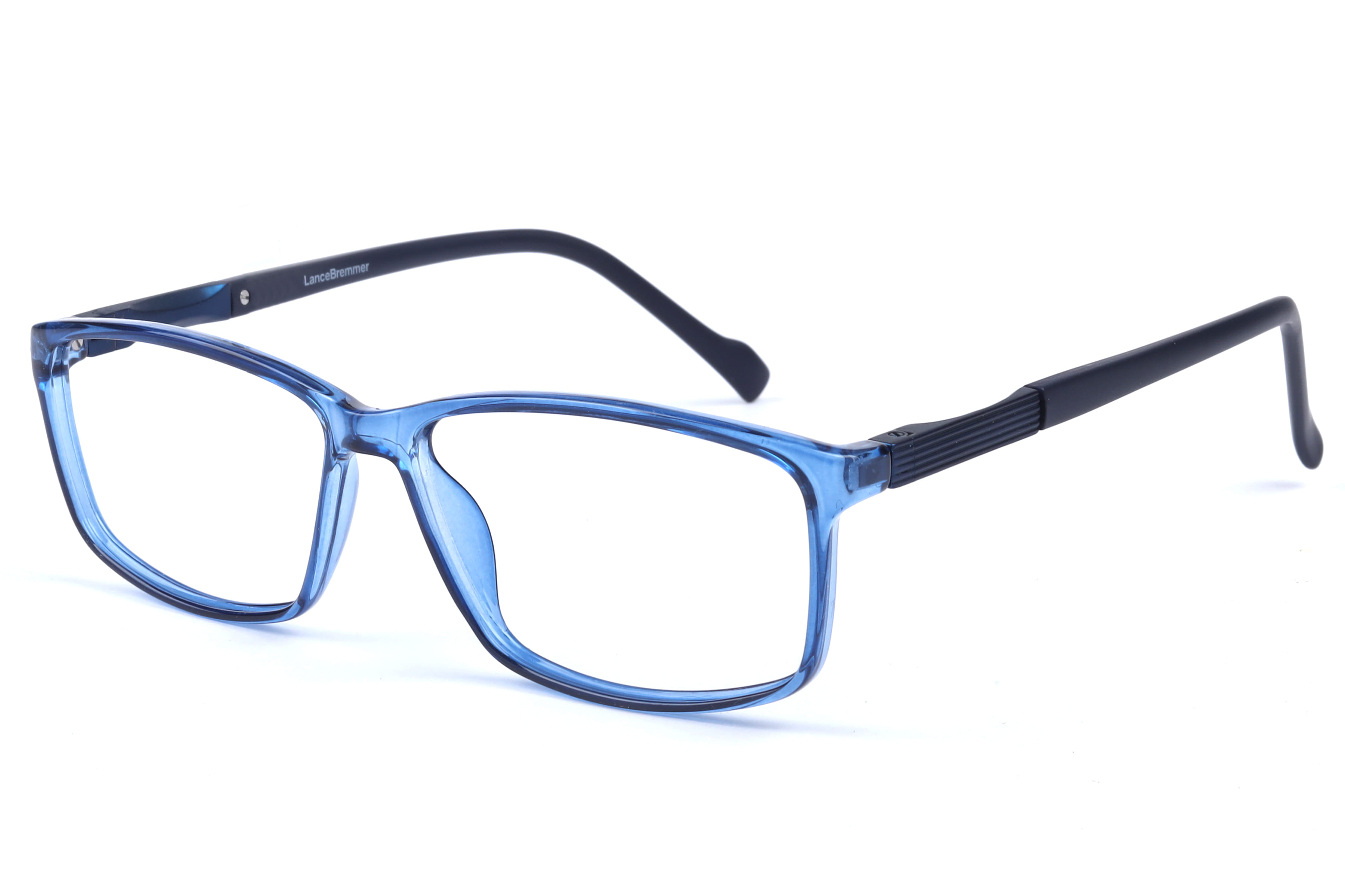 Lancebremmer LBF 6729 Frame Blue Unisex Full Metal Frame — Blue frame — view 1