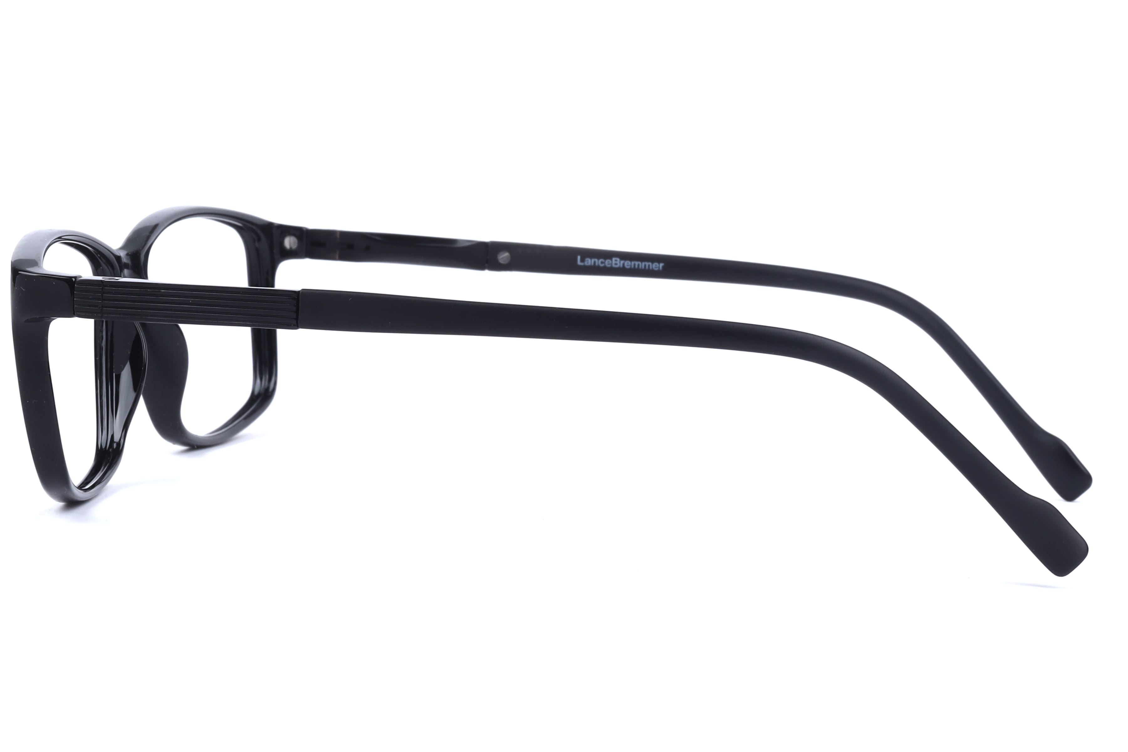Lancebremmer LBF 6729 Frame Black Unisex Full Metal Frame — Black frame — view 2