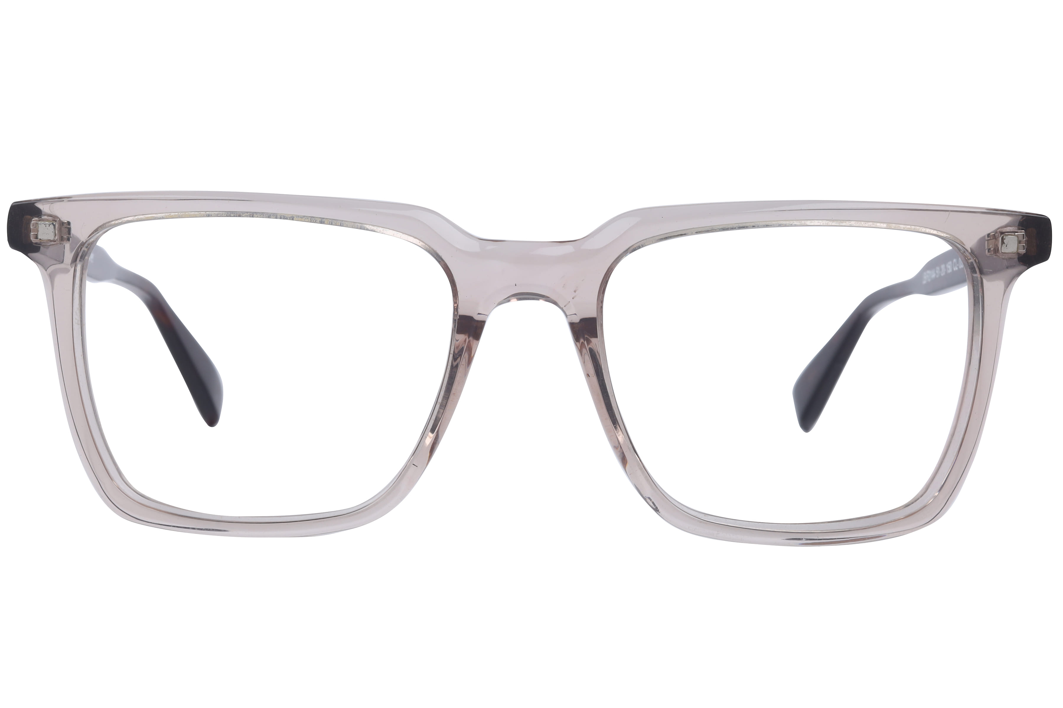 Lancebremmer F2144 Frame Transparent Brown Male Full Shell Frame — Transparent Brown frame — view 2