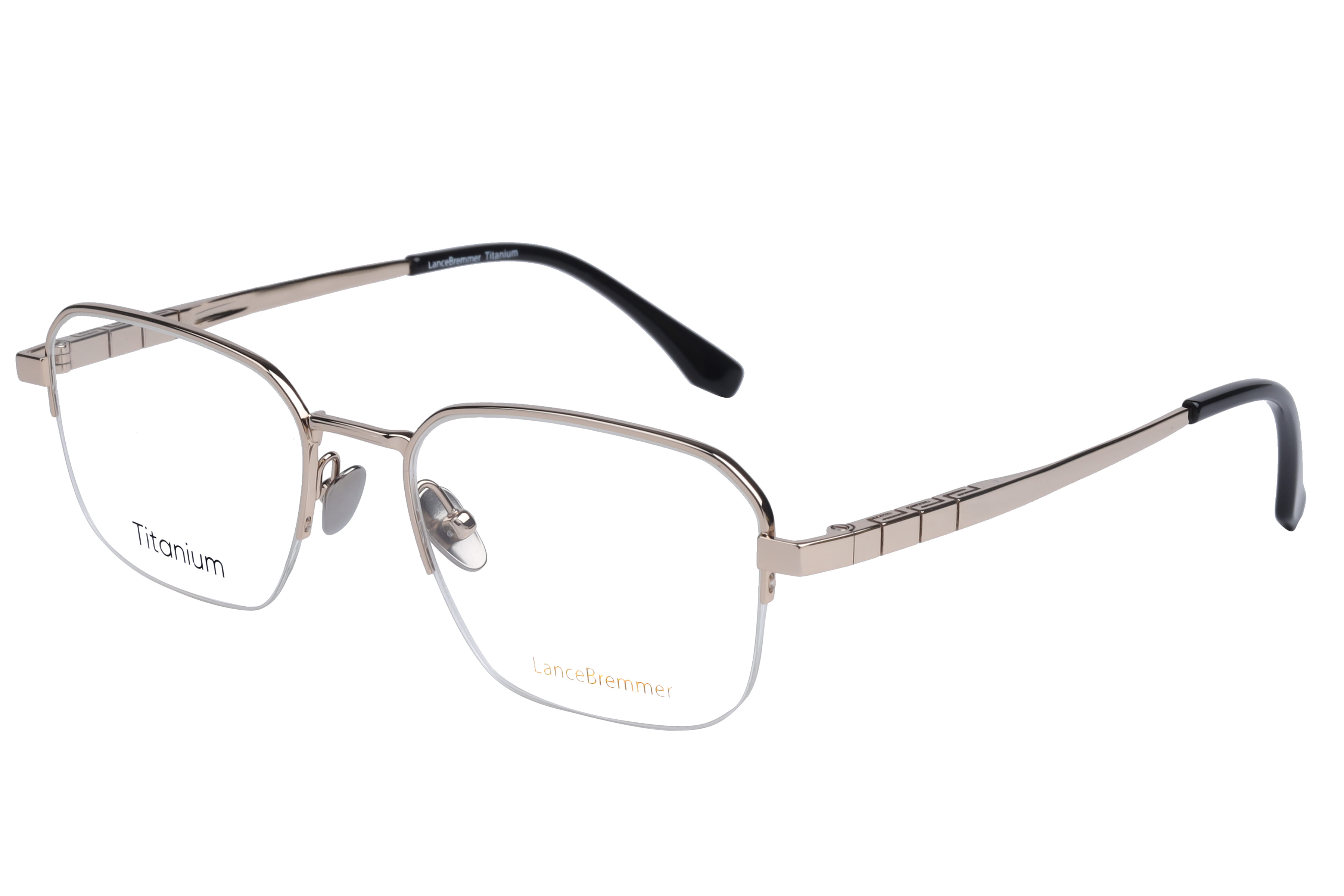 Lancebremmer TA-040 Frame Gold Unisex Supra Titanium — Gold frame