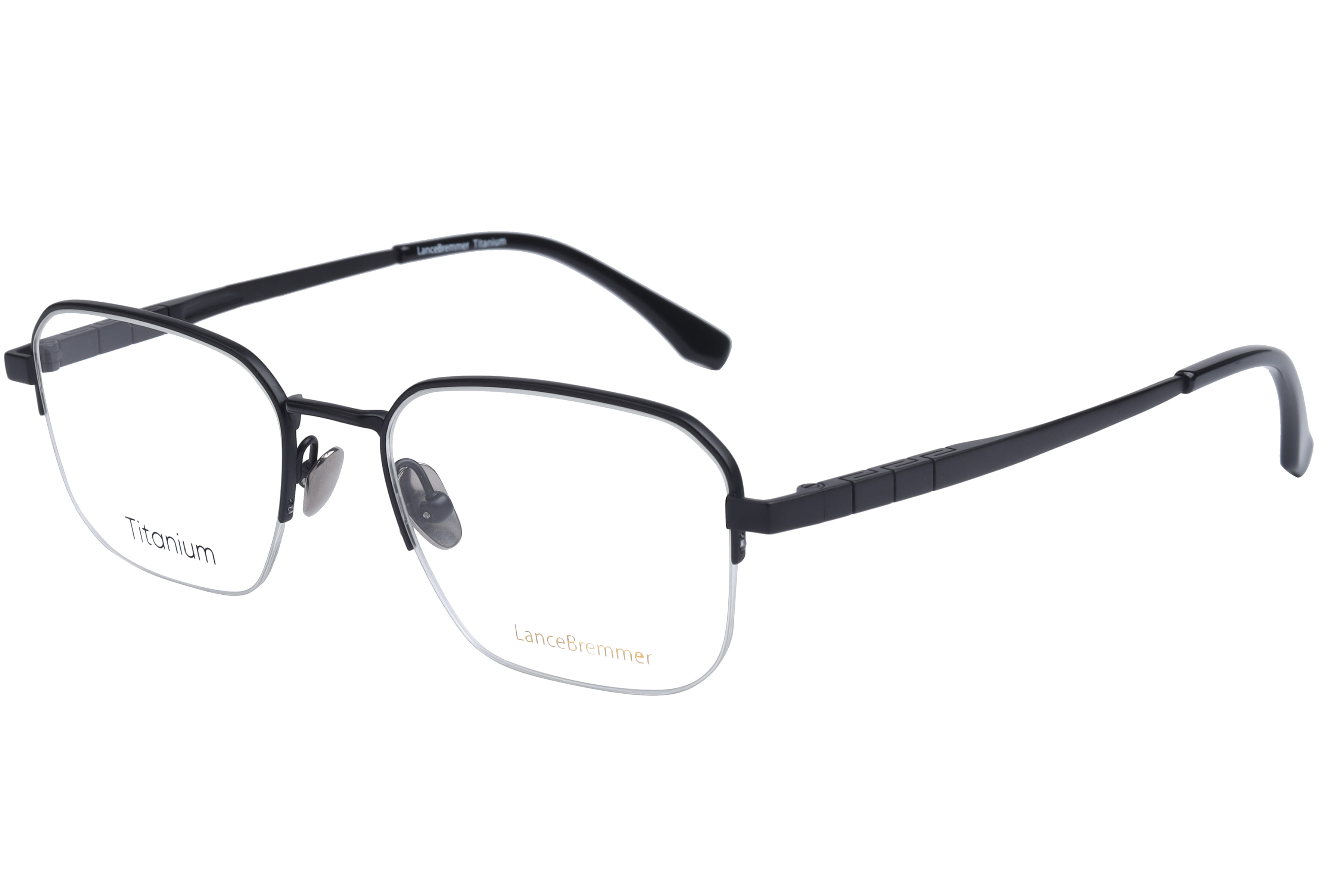 Lancebremmer TA-040 Frame Matt Black Unisex Supra Titanium Frame — Matt Black frame — view 1