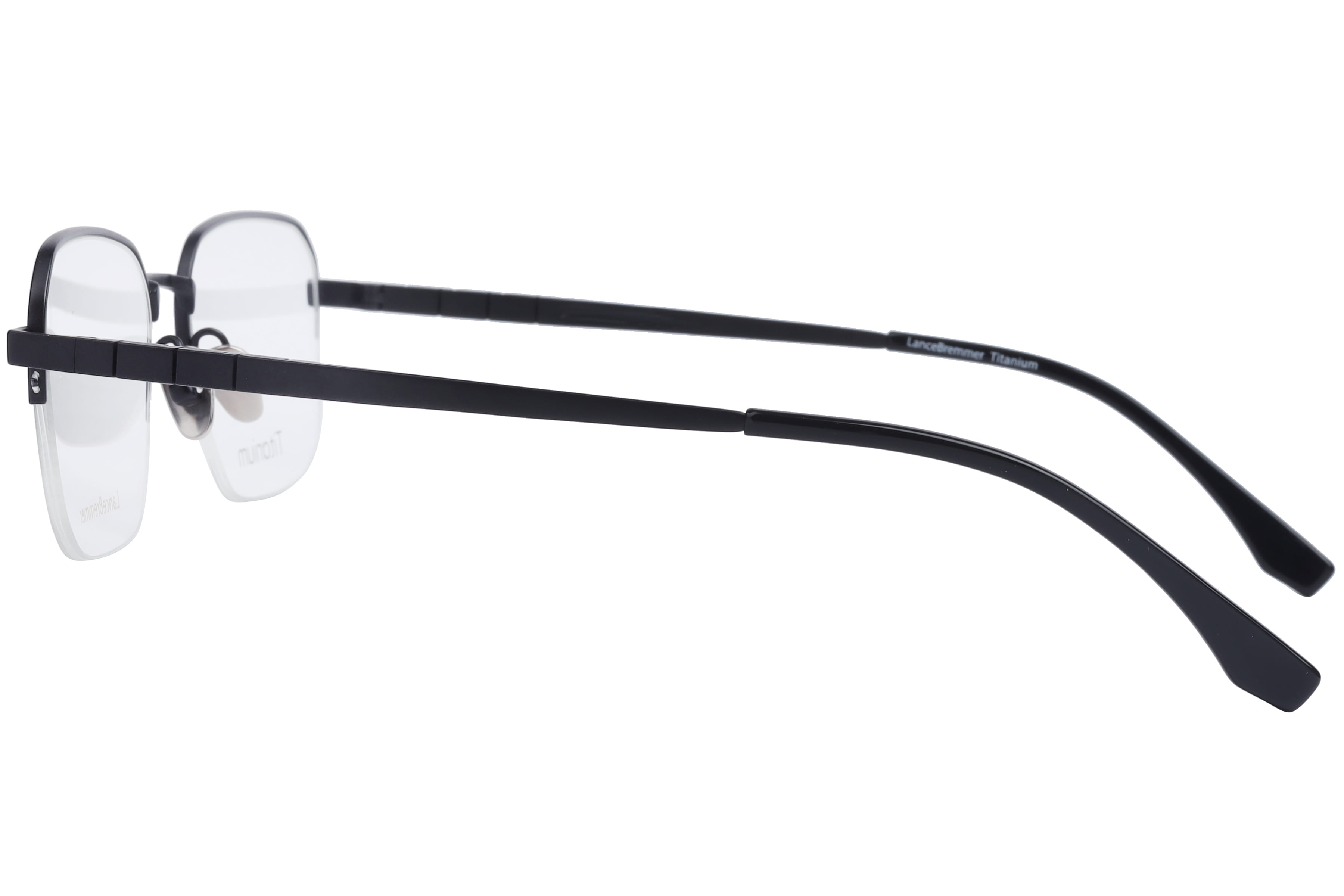 Lancebremmer TA-040 Frame Matt Black Unisex Supra Titanium Frame — Matt Black frame — view 3