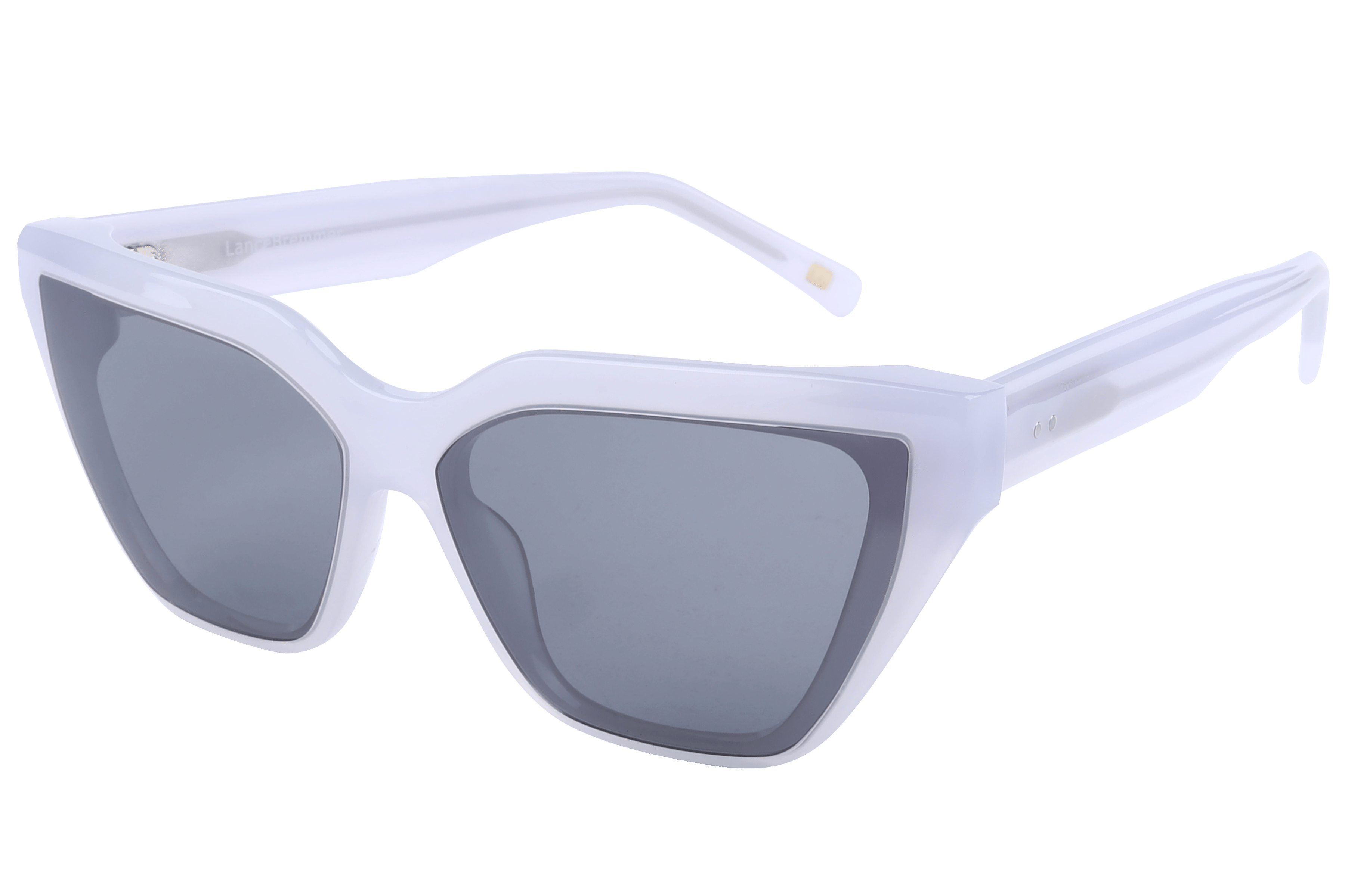 Lancebremmer AT8482 Sunglass White Female Full Shell — White frame