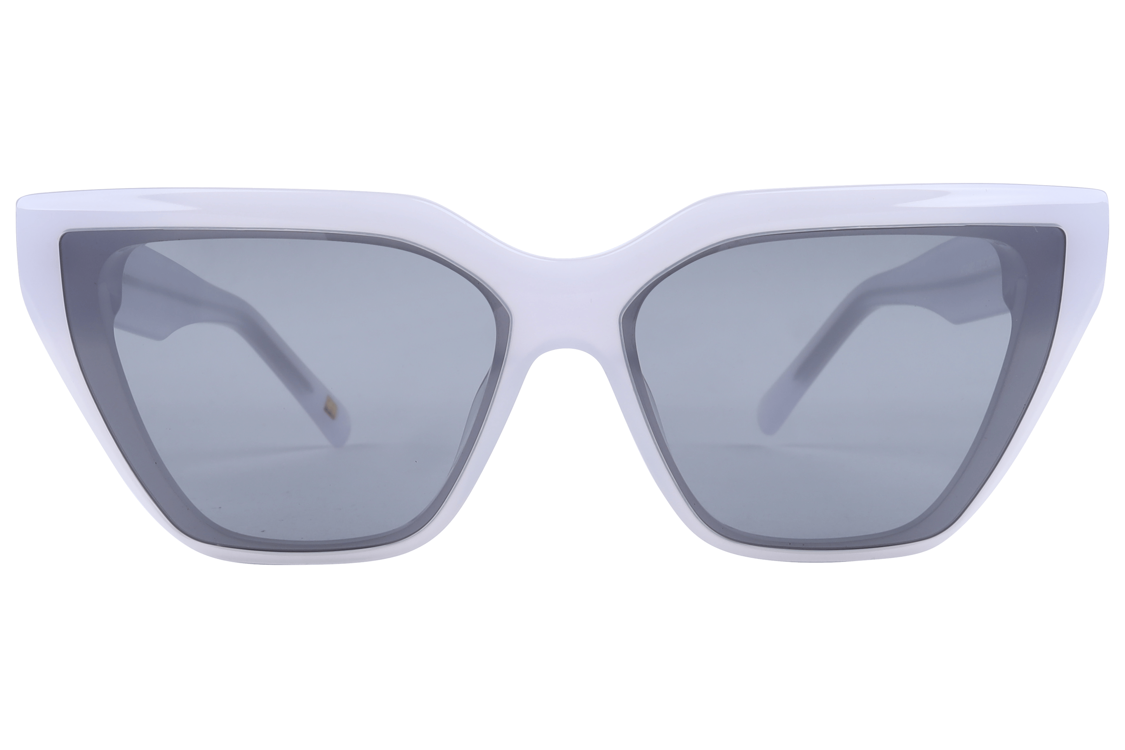 Lancebremmer AT8482 Sunglass White Female Full Shell Sunglass — White frame — view 2