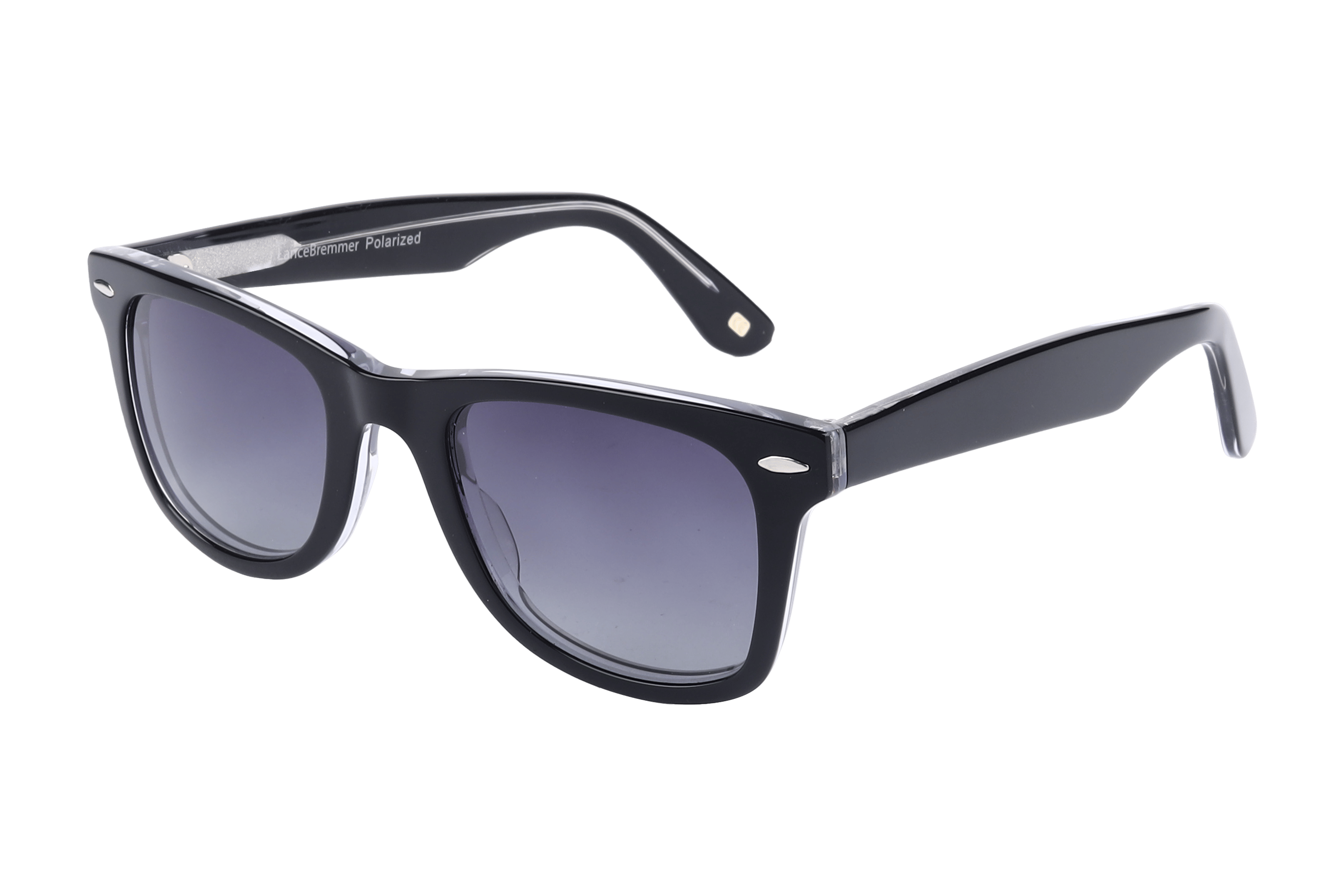 Lancebremmer SAT8536 Sunglass Black Male Full Shell — Black frame