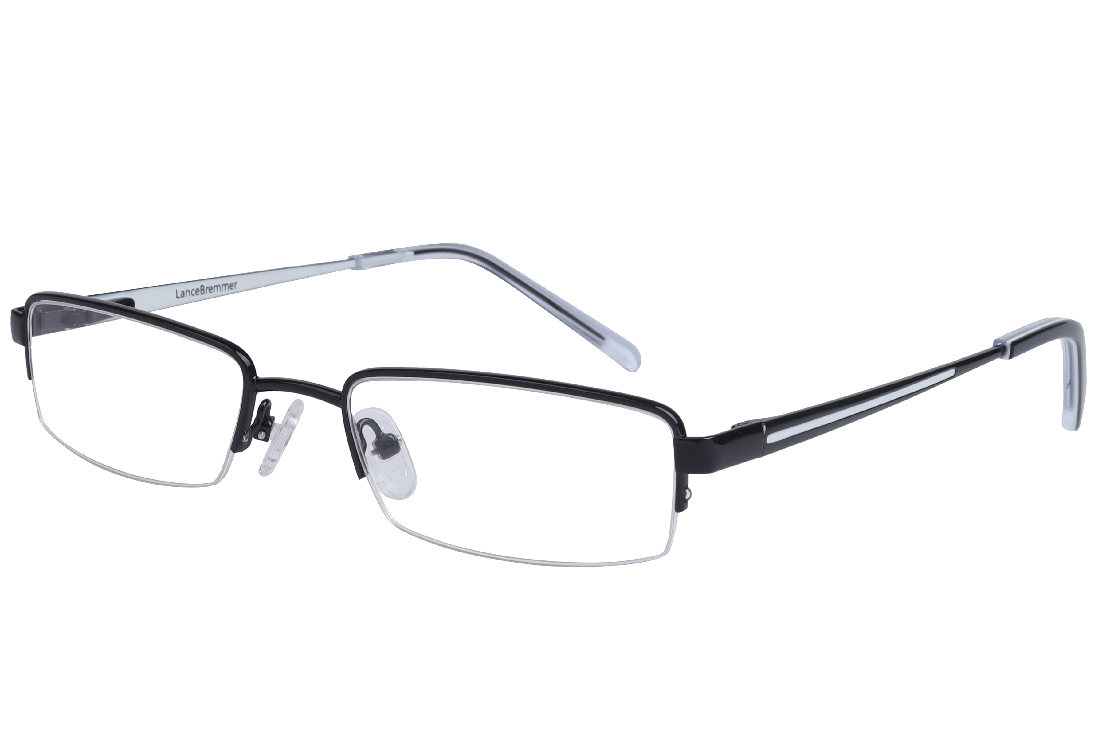 Lancebremmer LBF9654 Frame Black Unisex Supra Metal Frame — Black frame — view 1