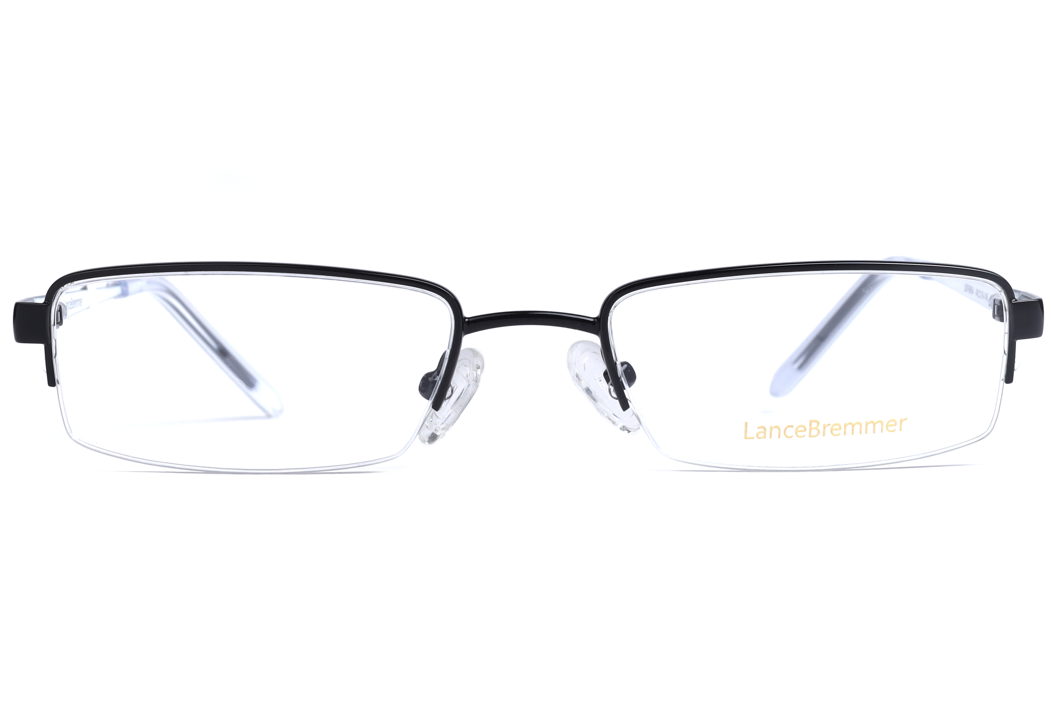 Lancebremmer LBF9654 Frame Black Unisex Supra Metal Frame — Black frame — view 2