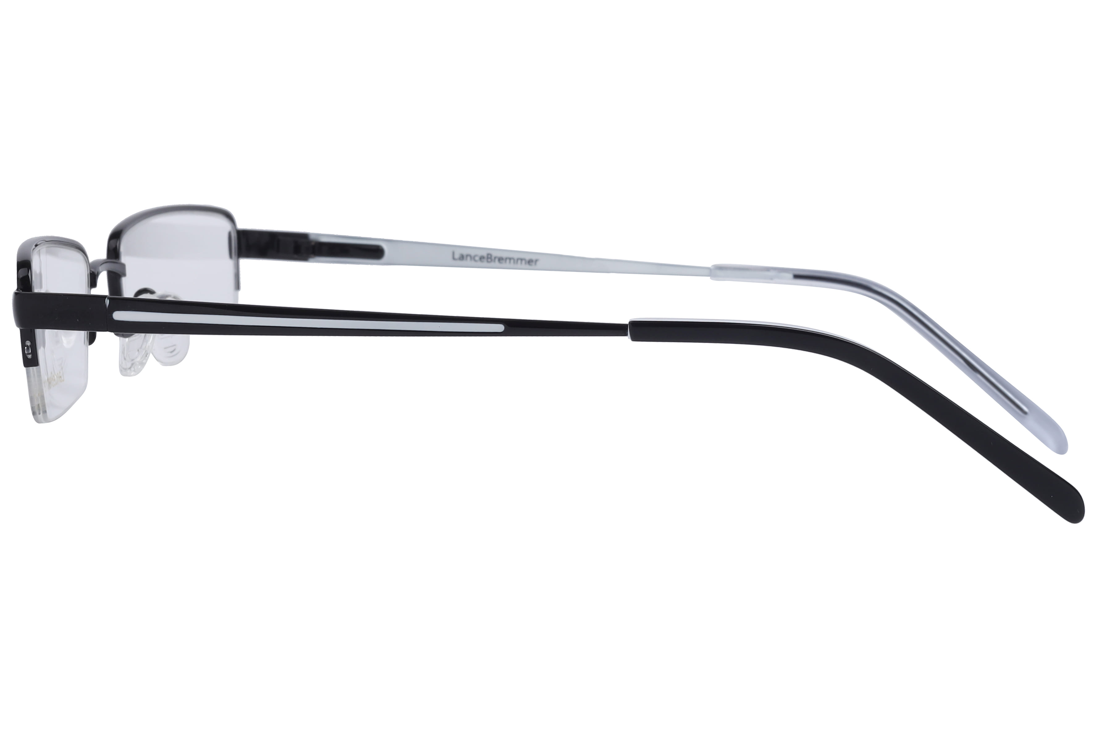 Lancebremmer LBF9654 Frame Black Unisex Supra Metal Frame — Black frame — view 3