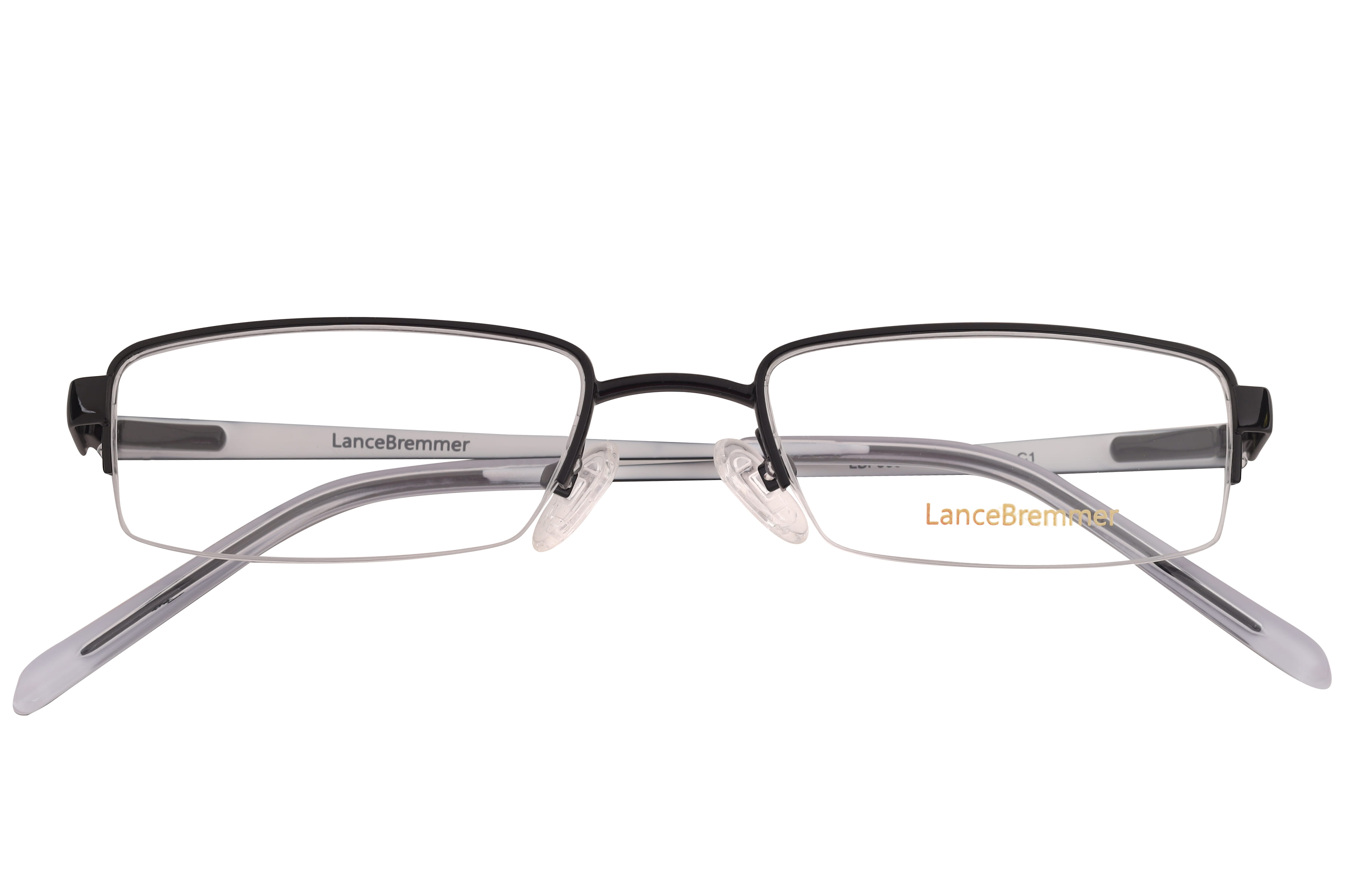 Lancebremmer LBF9654 Frame Black Unisex Supra Metal Frame — Black frame — view 4