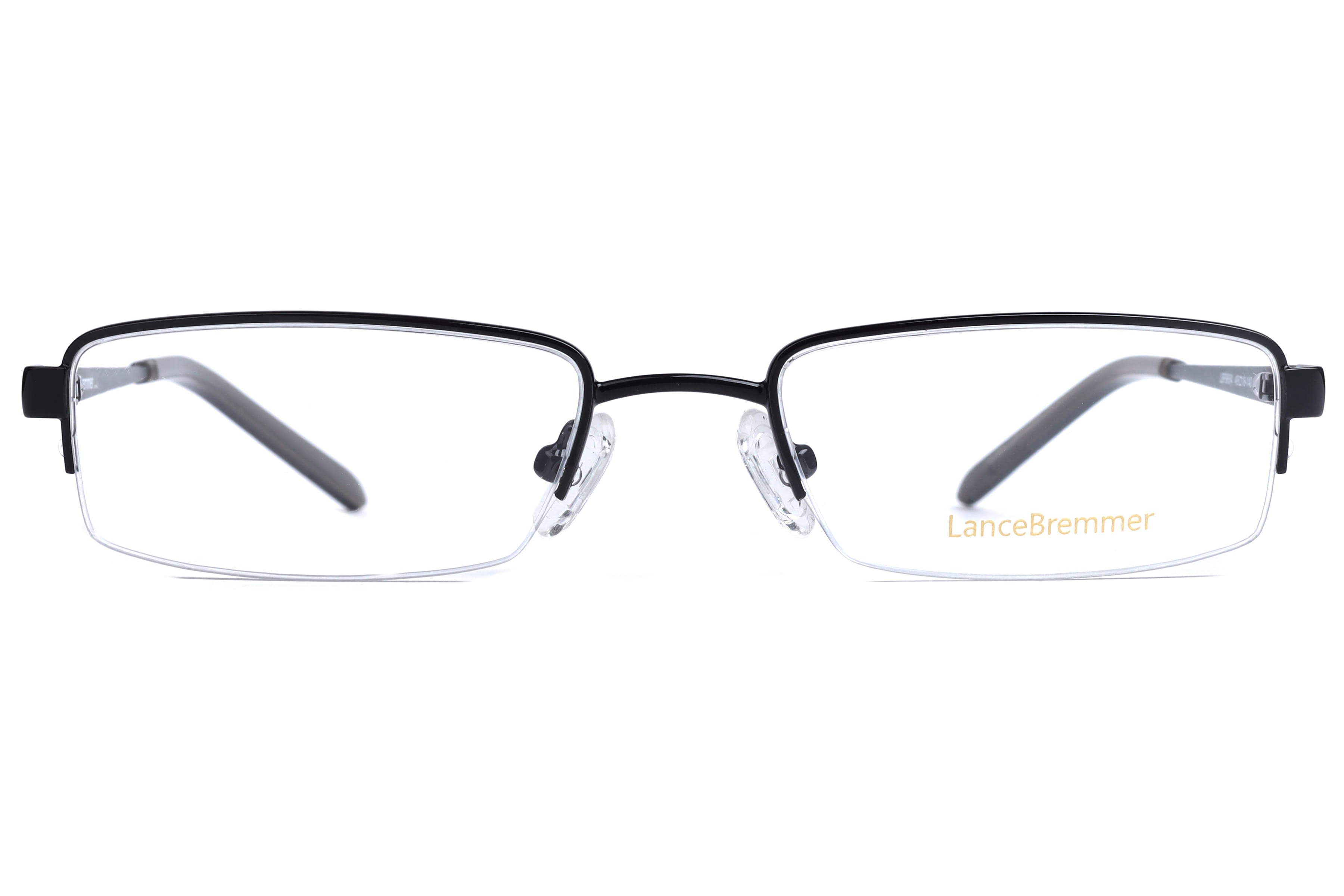 Lancebremmer LBF9654 Frame Black Unisex Supra Metal Frame — Black frame — view 2