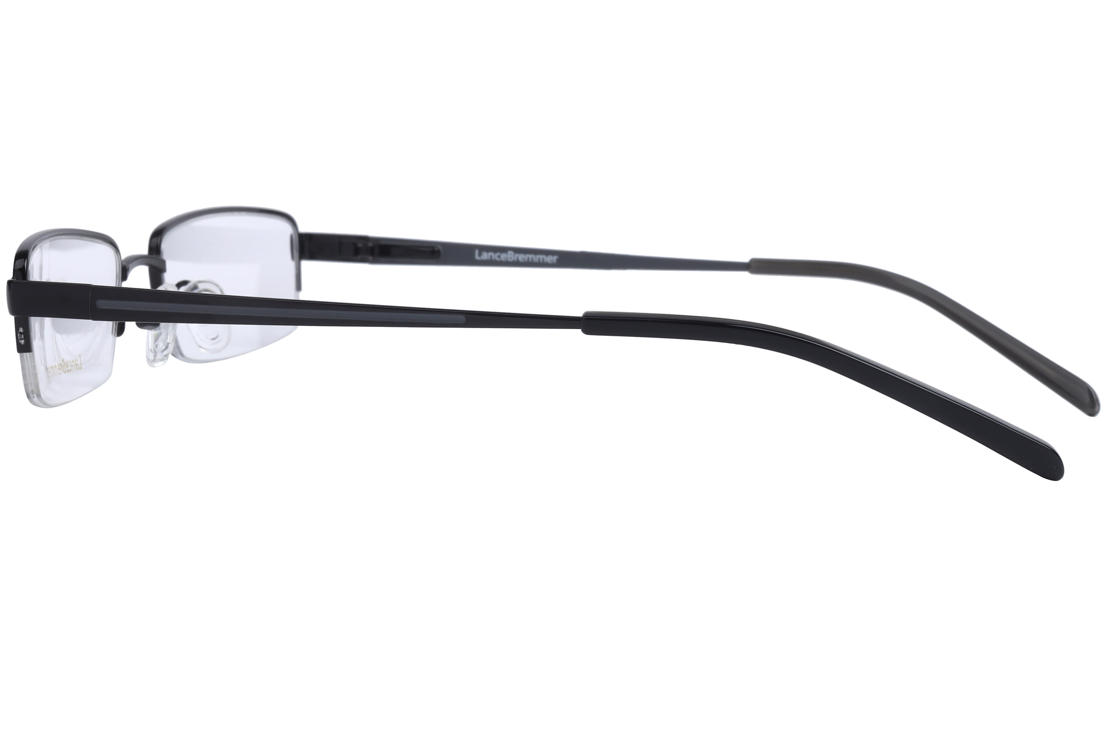 Lancebremmer LBF9654 Frame Black Unisex Supra Metal Frame — Black frame — view 3