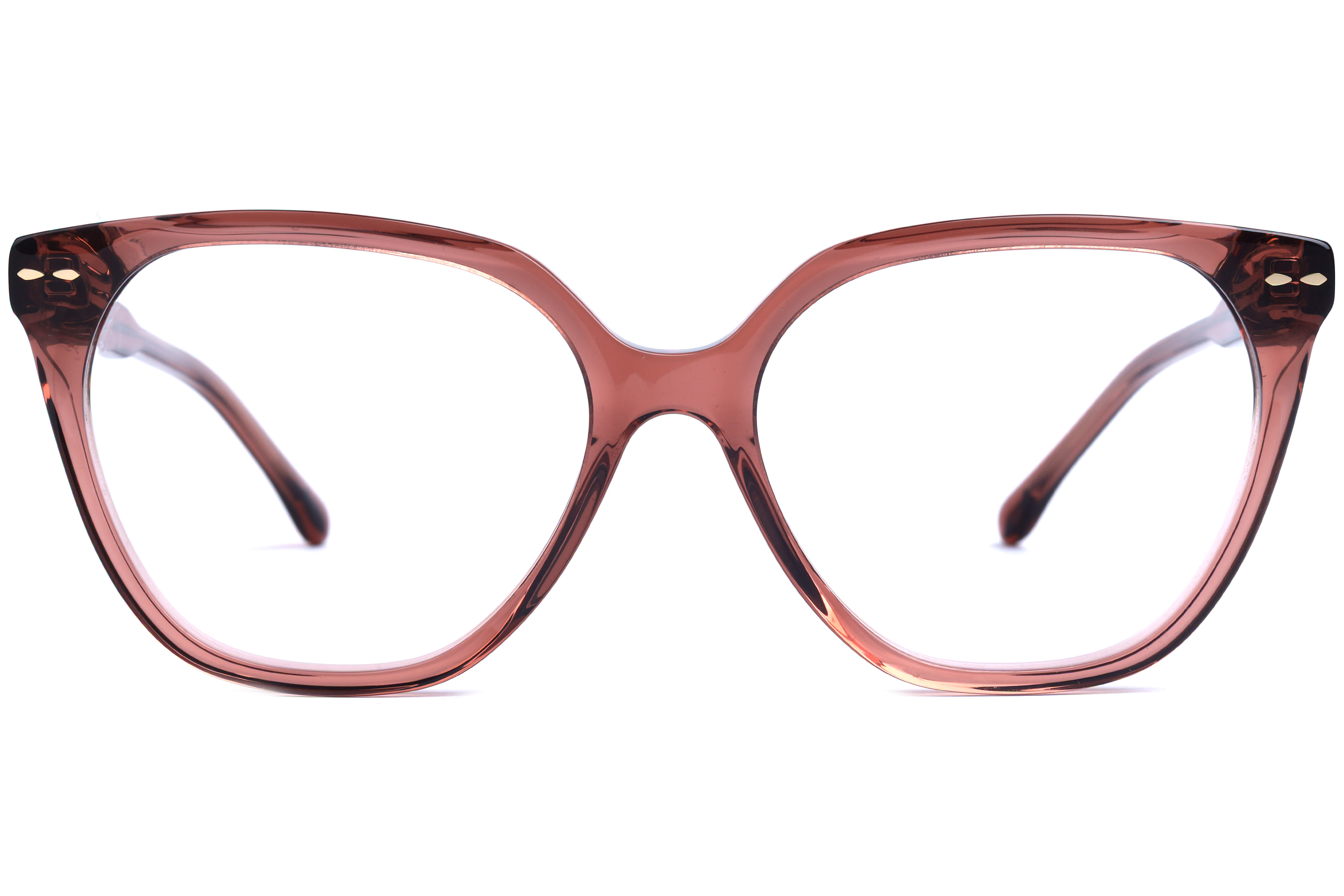 Lancebremmer LBF6772 Frame Transparent Brown Female Full She Frame — Transparent Brown frame — view 1