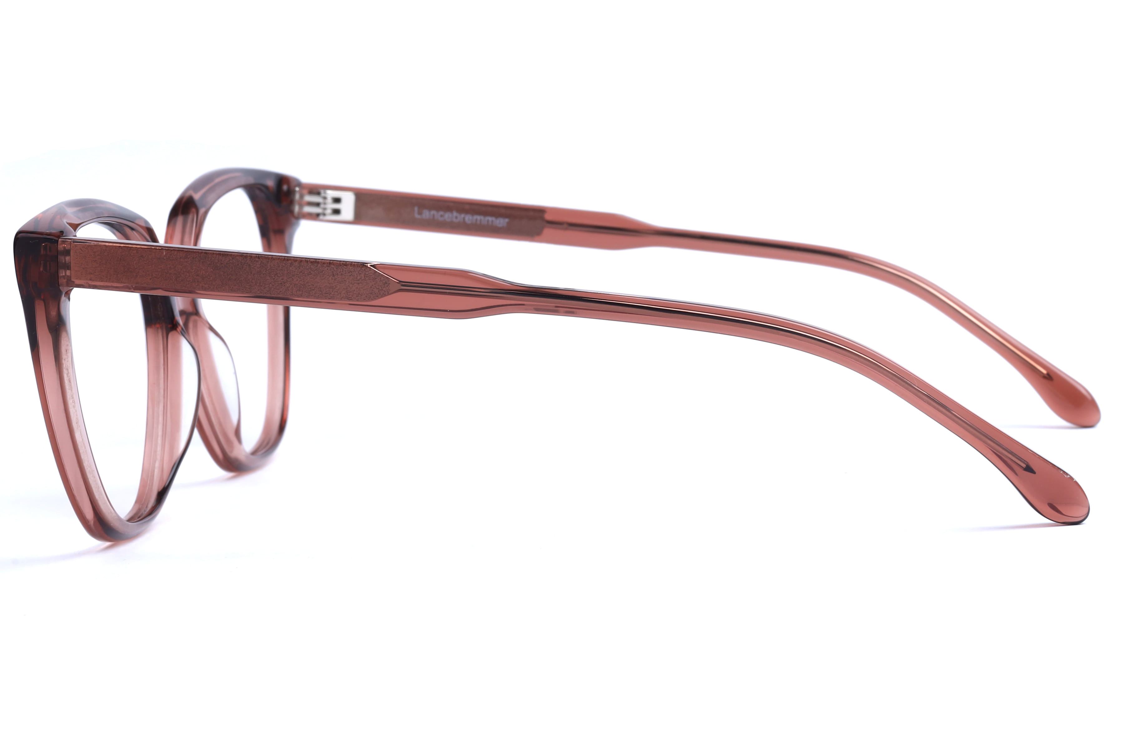 Lancebremmer LBF6772 Frame Transparent Brown Female Full She Frame — Transparent Brown frame — view 2