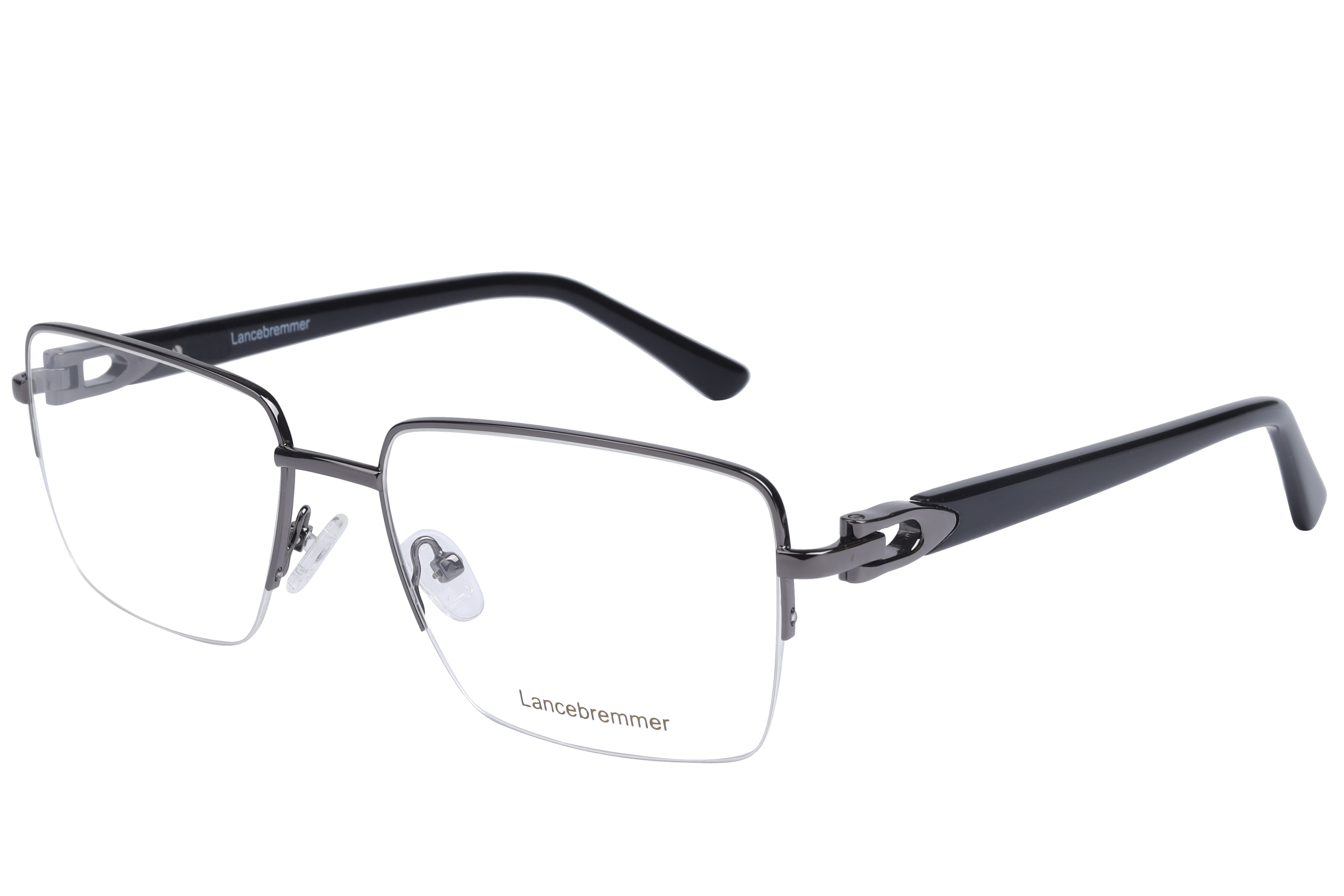 Lancebremmer LBF90190 Frame Gun Metal Male Supra Shell Frame — Gun Metal frame — view 1