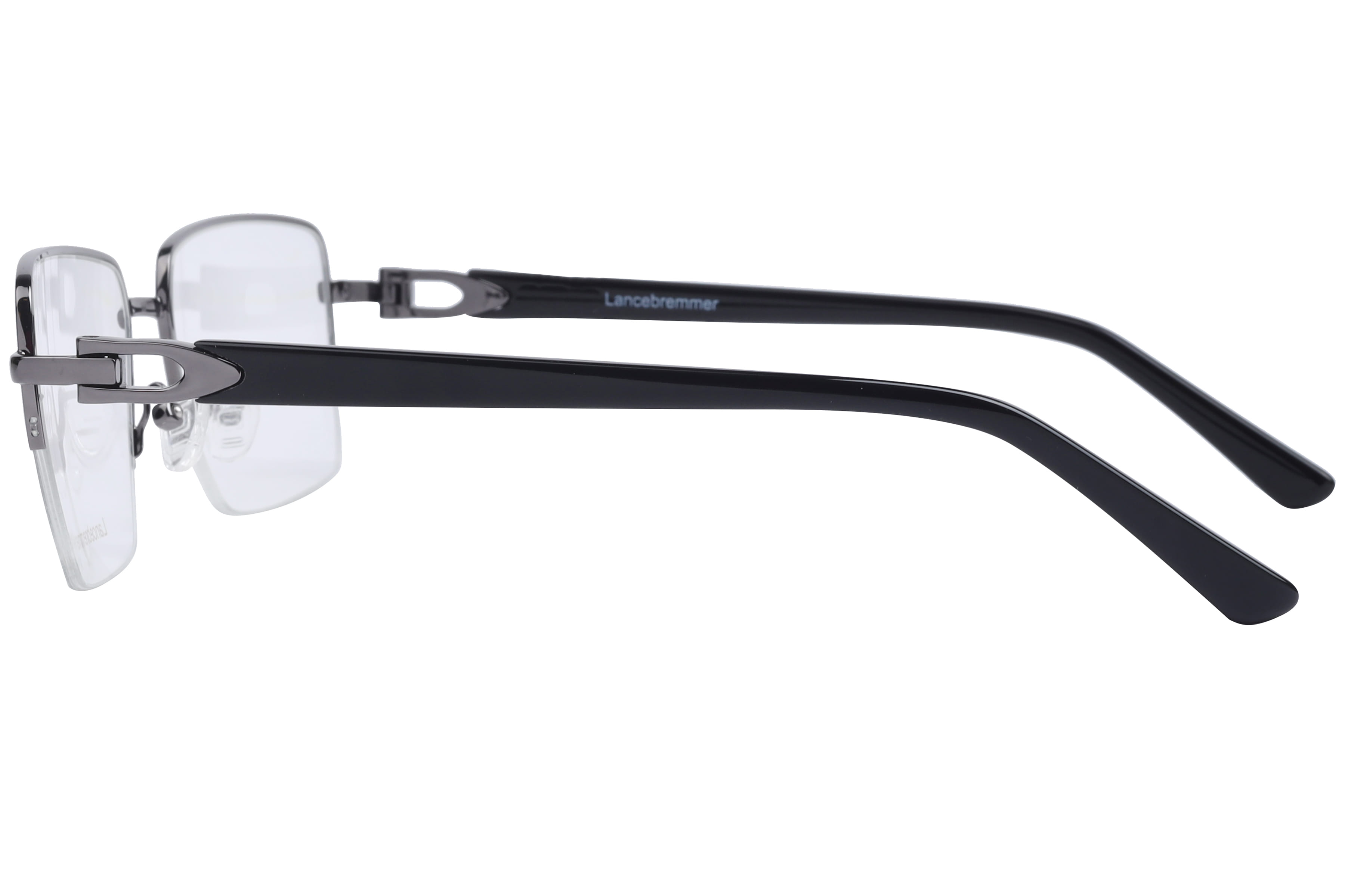Lancebremmer LBF90190 Frame Gun Metal Male Supra Shell Frame — Gun Metal frame — view 3