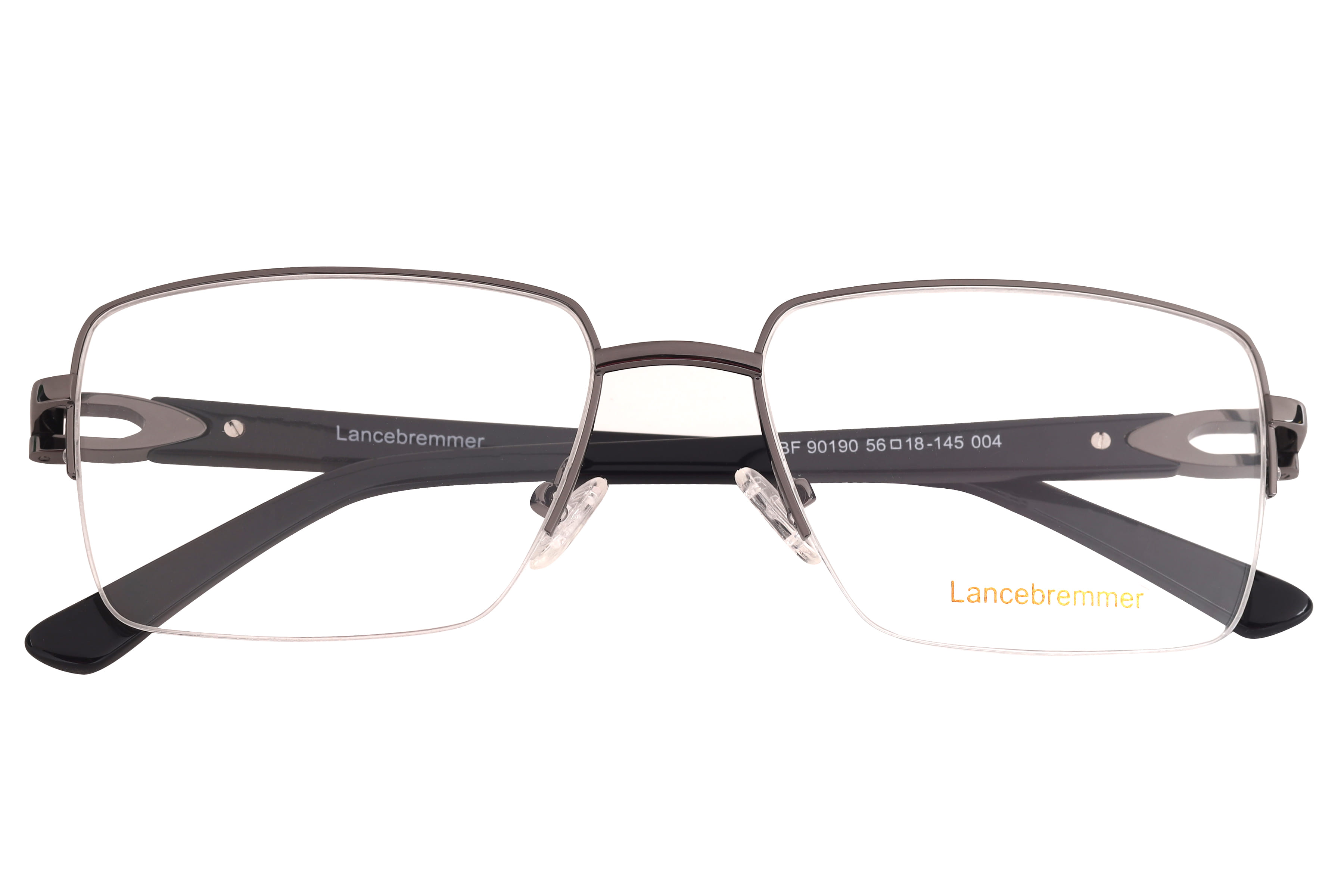 Lancebremmer LBF90190 Frame Gun Metal Male Supra Shell Frame — Gun Metal frame — view 4