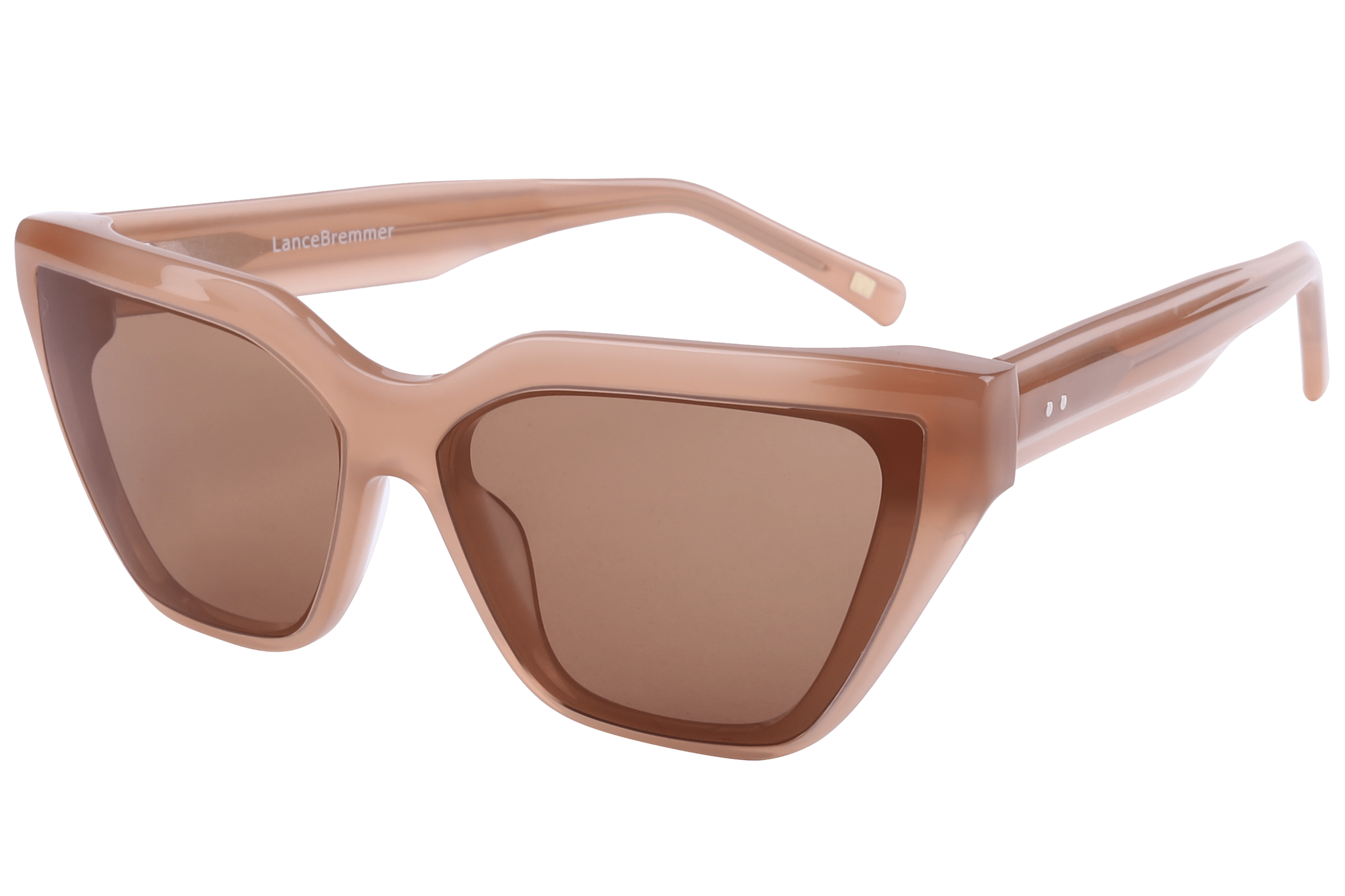 Lancebremmer AT8482 Sunglass Beige Female Full Shell — Beige frame