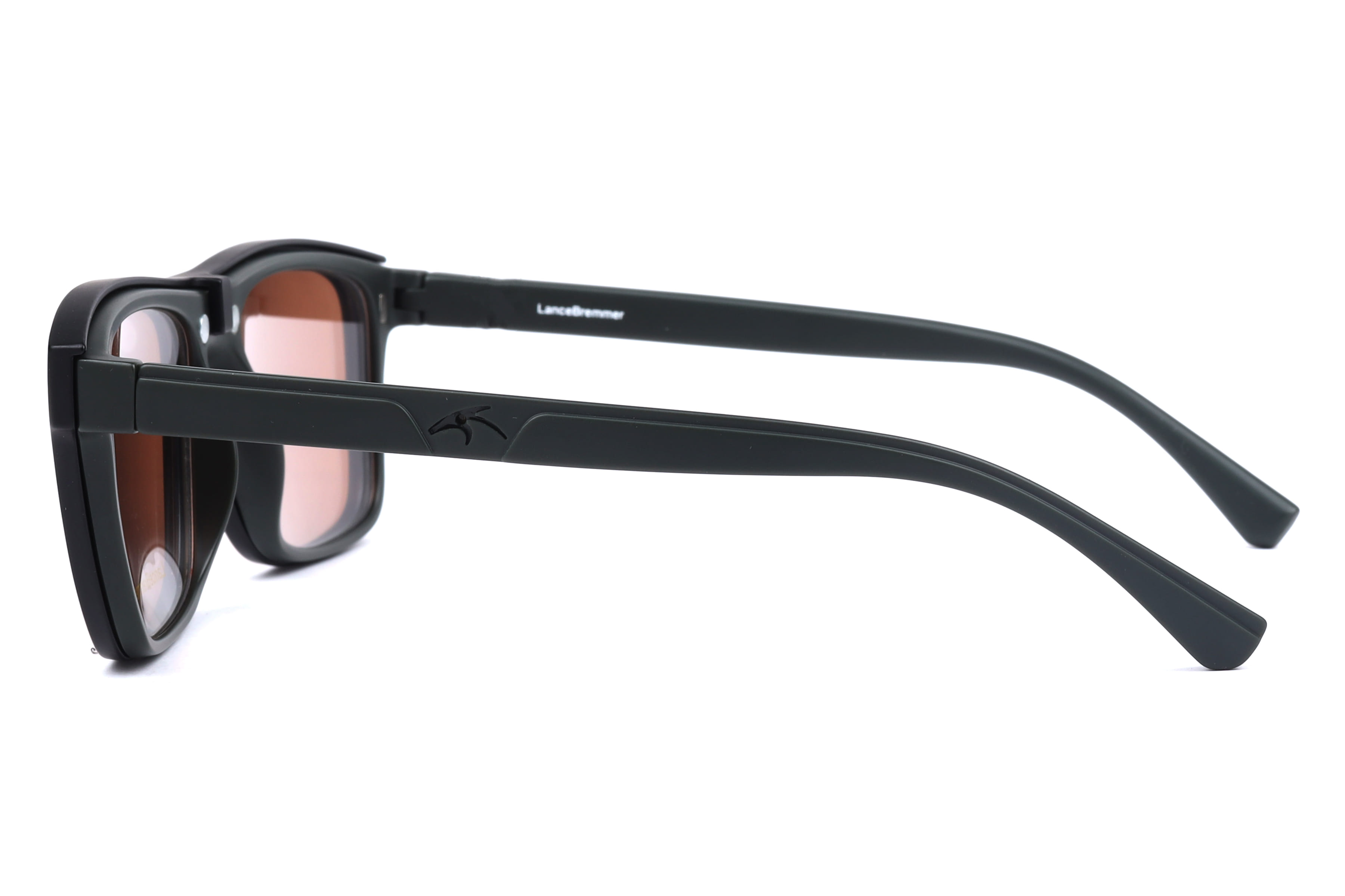 Lancebremmer LBS 90267 Frame Matt Green Male Full Shell Frame — Matt Green frame — view 2