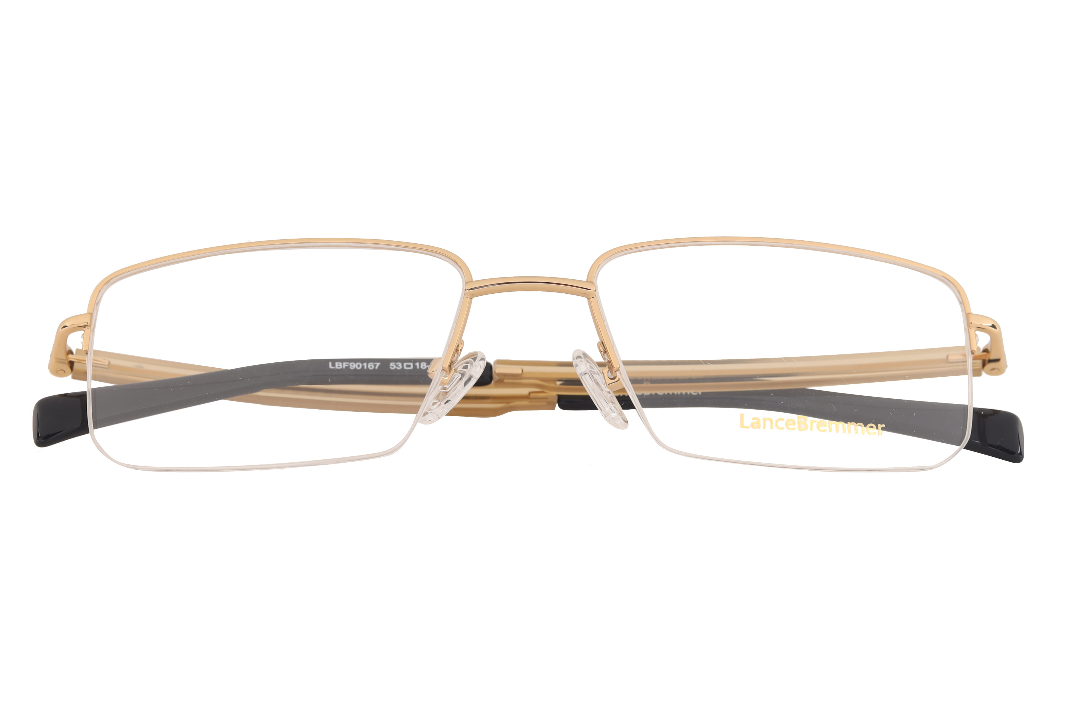 Lancebremmer 90167 Frame Gold Male Supra Shell with Metal Frame — Gold frame — view 2